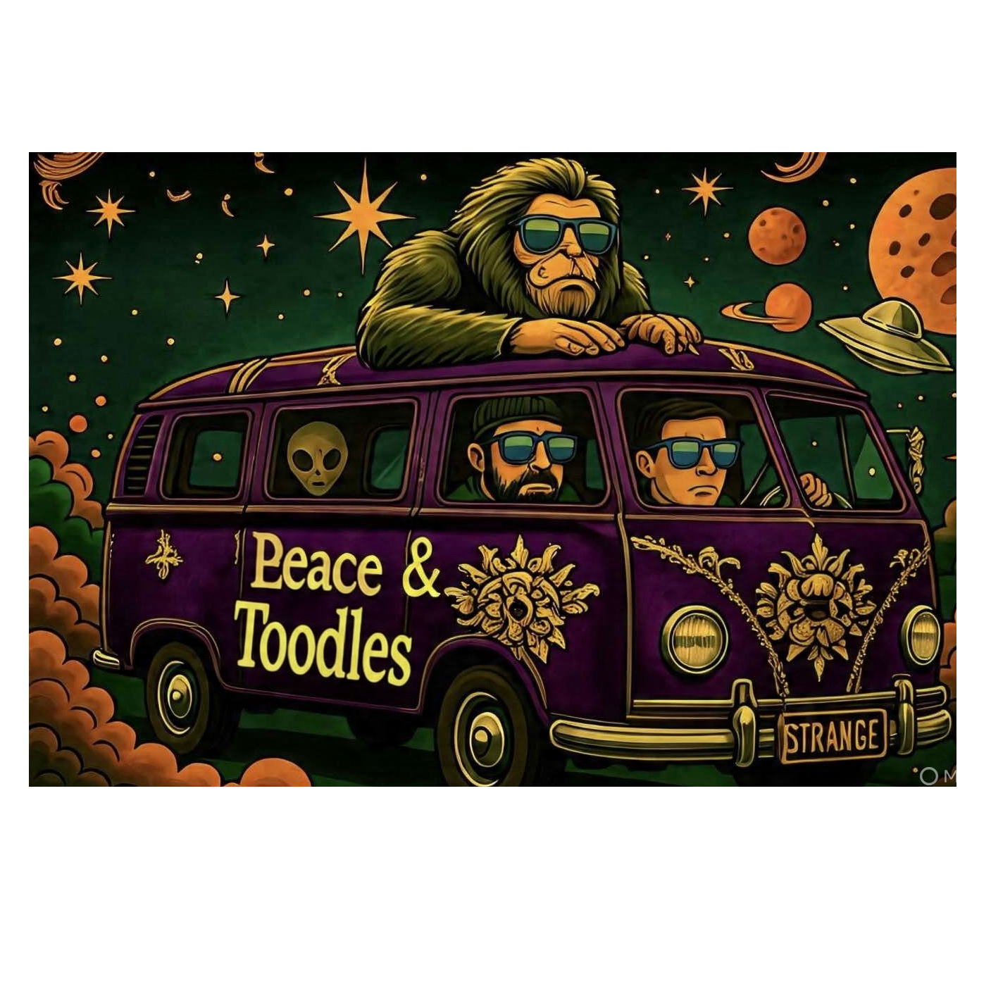 Traversing the Strange World with Peace and Toodles