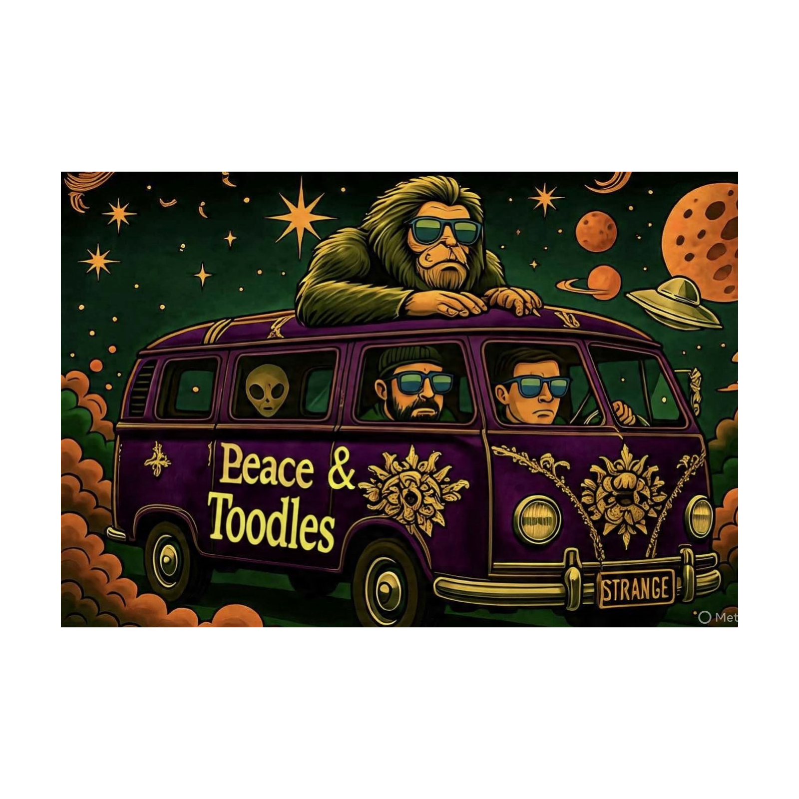 Traversing the Strange World with Peace and Toodles