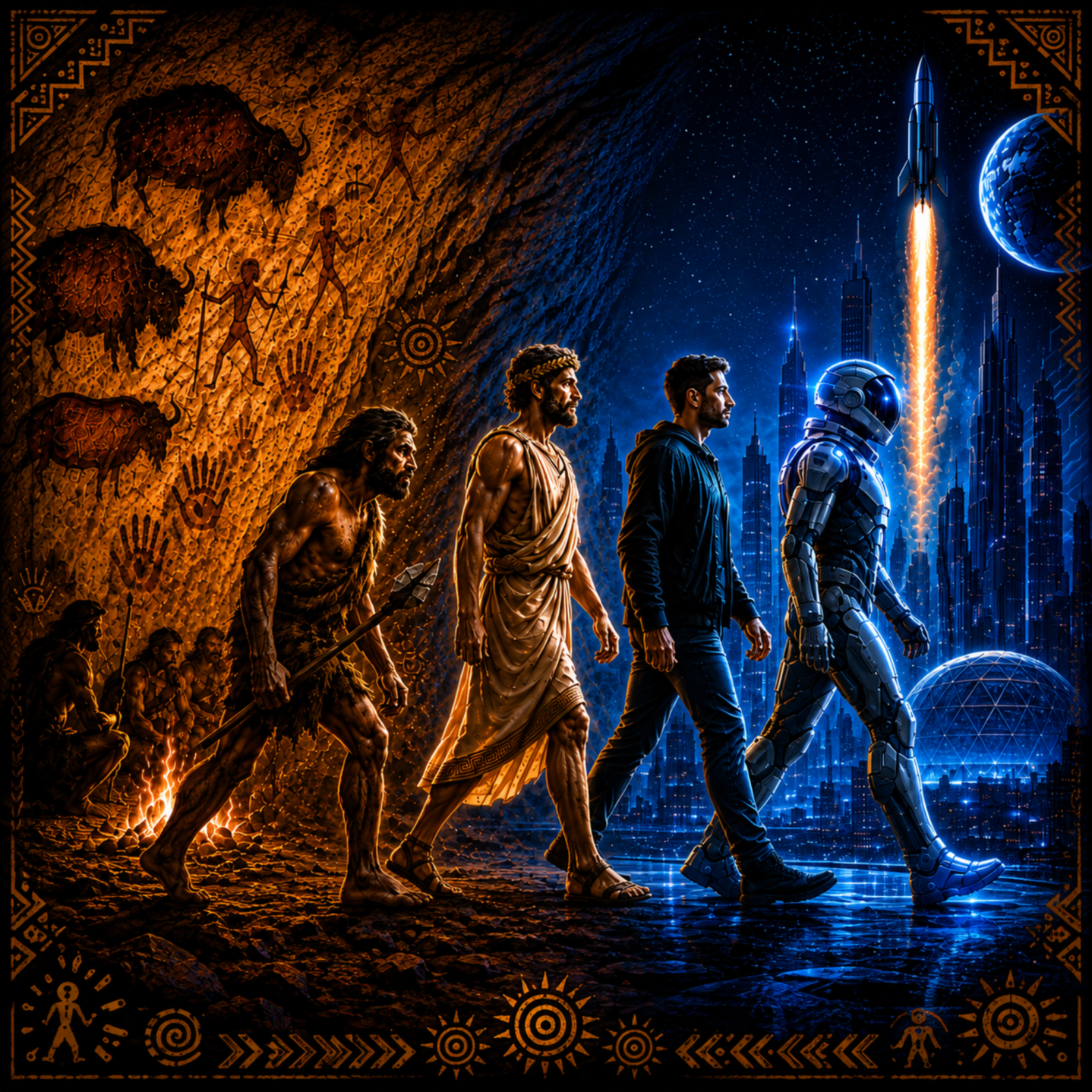 From the Cave to the Stars: Civilization, AI & the Future of Humanity episode artwork