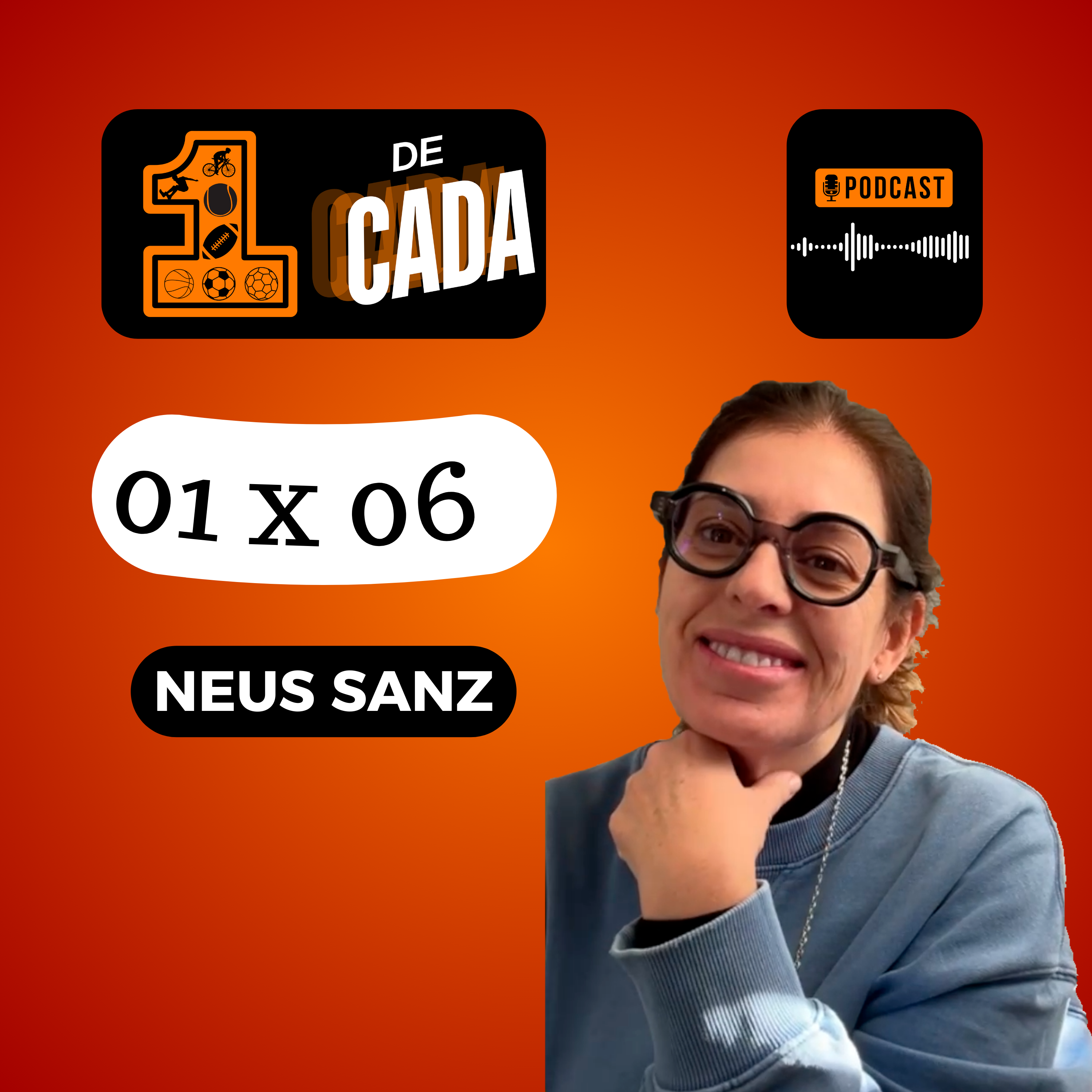 1 x 06: Neus Sanz | 1 de Cada - Podcast episode artwork