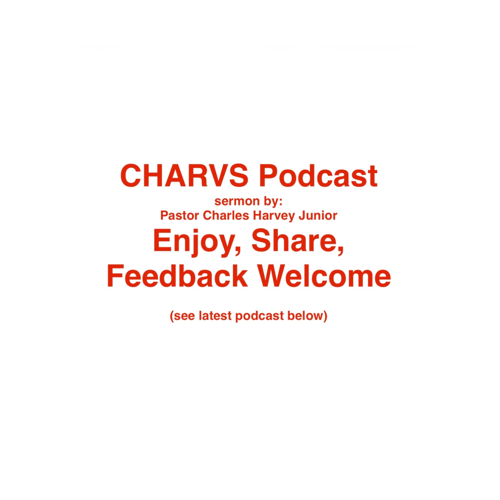CHARVS podcast