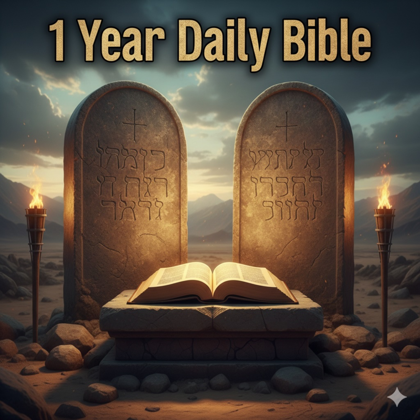 1 Year Daily Bible cover art