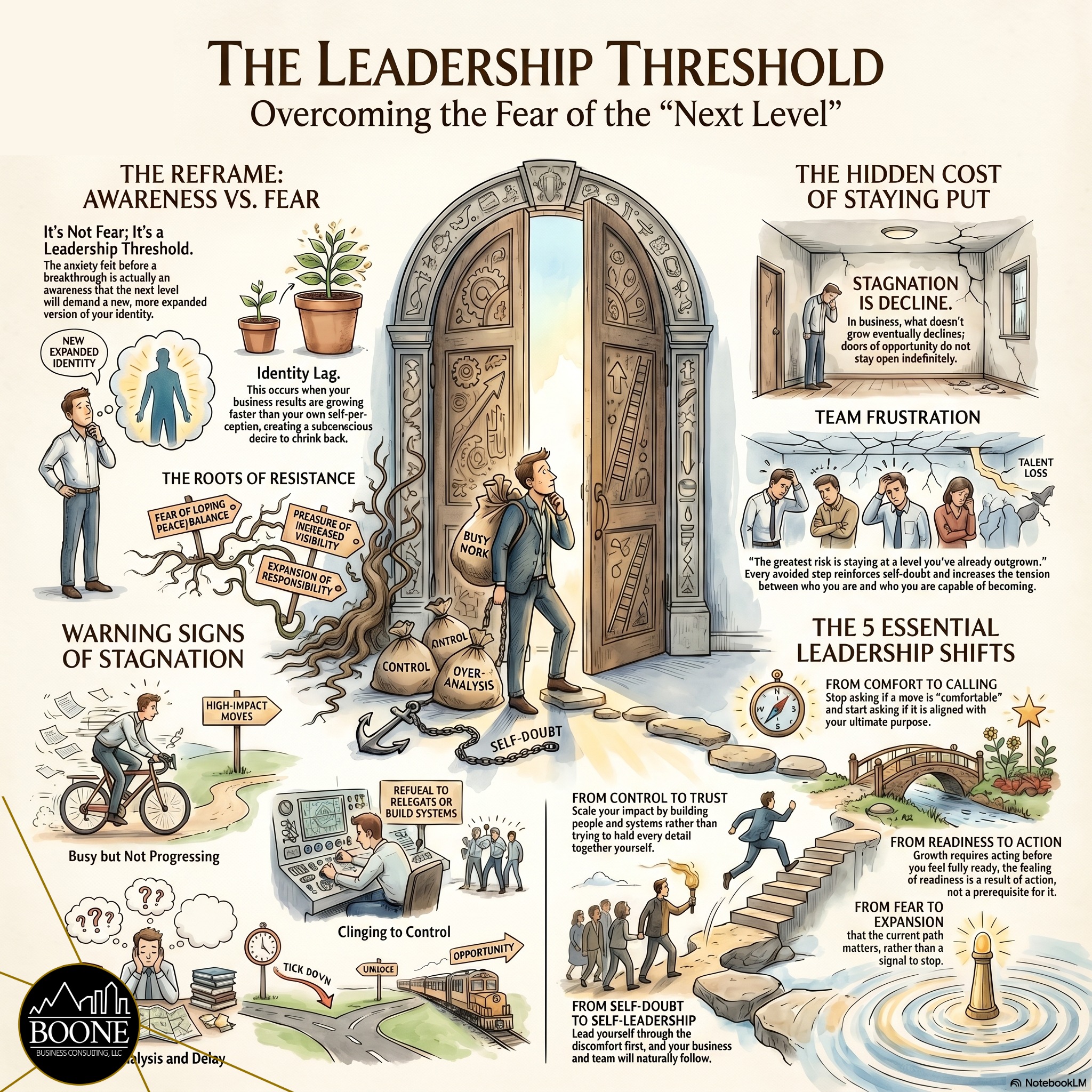 The Leadership Threshold, Overcoming the Fear of the Next Level episode artwork