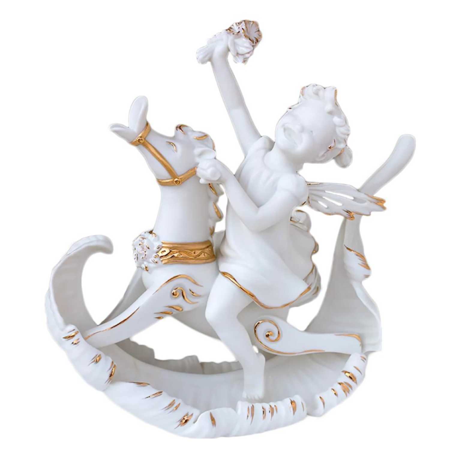 1300精品瓷器:搖馬小天使