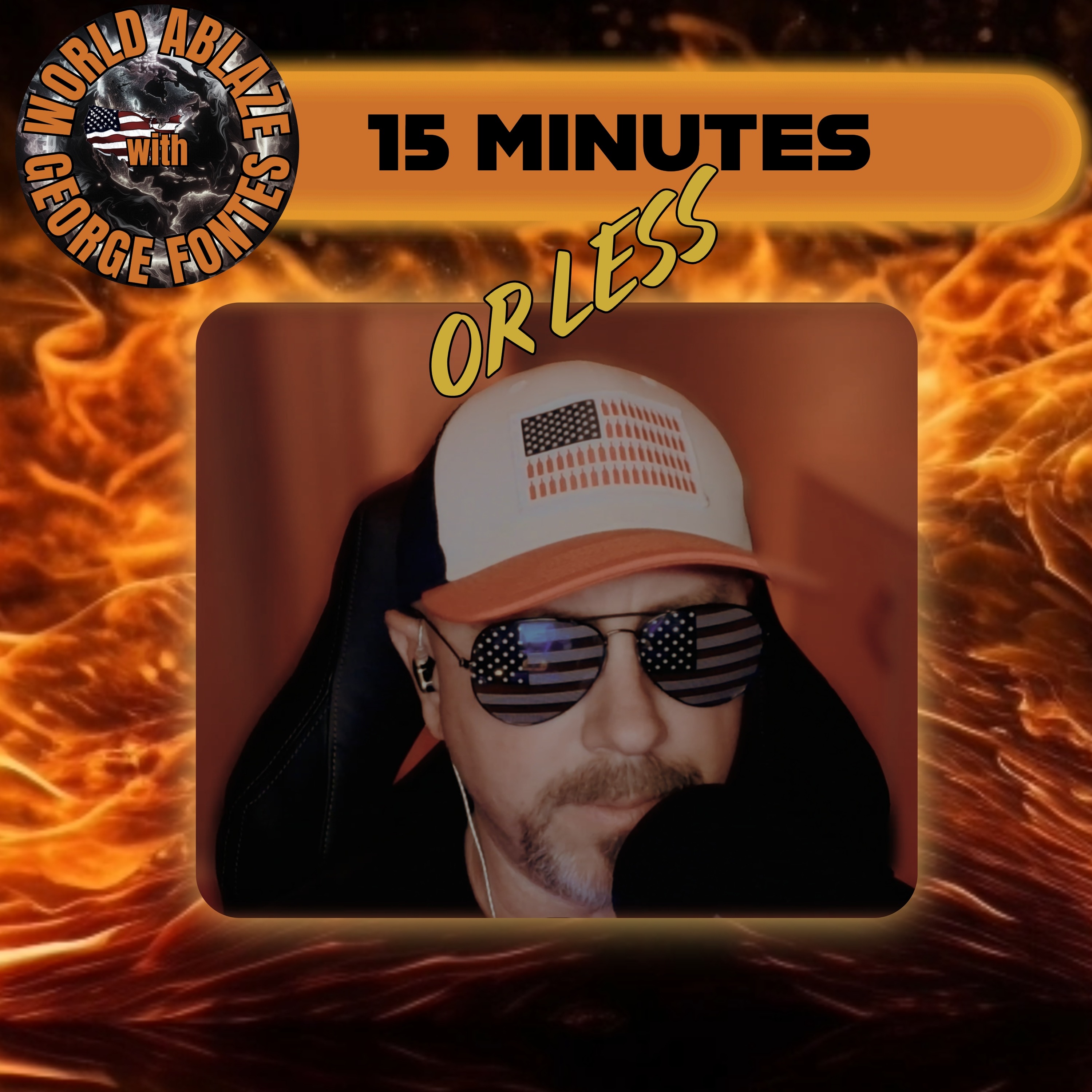 15 Minutes or Less on World Ablaze cover art