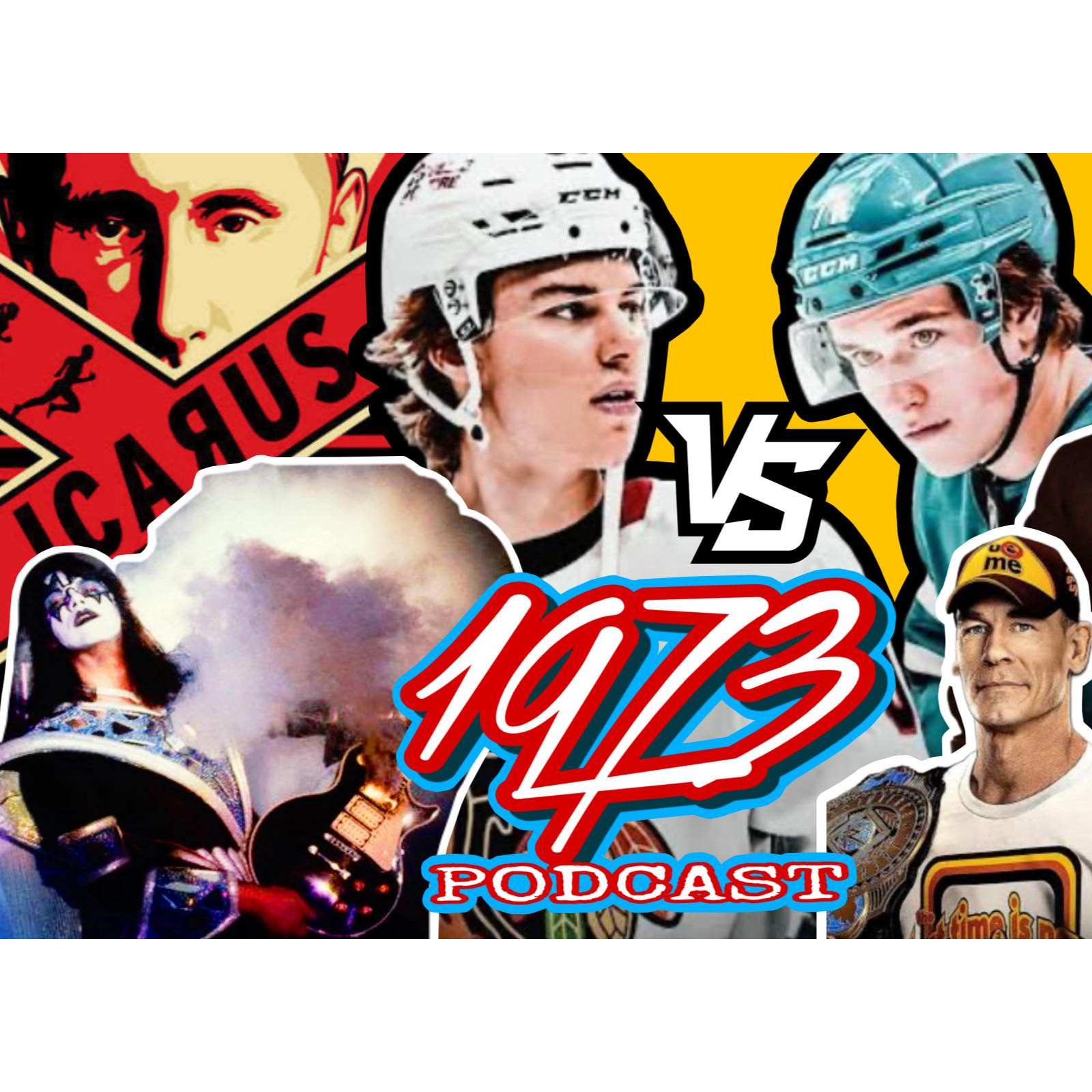 1973 Podcast Episode 145 – Icarus Review, Wrestling Rundown, NFL & College Football News, NHL Updates, 3 Tramps on the Grassy Knoll & Remembering Ace Frehley 