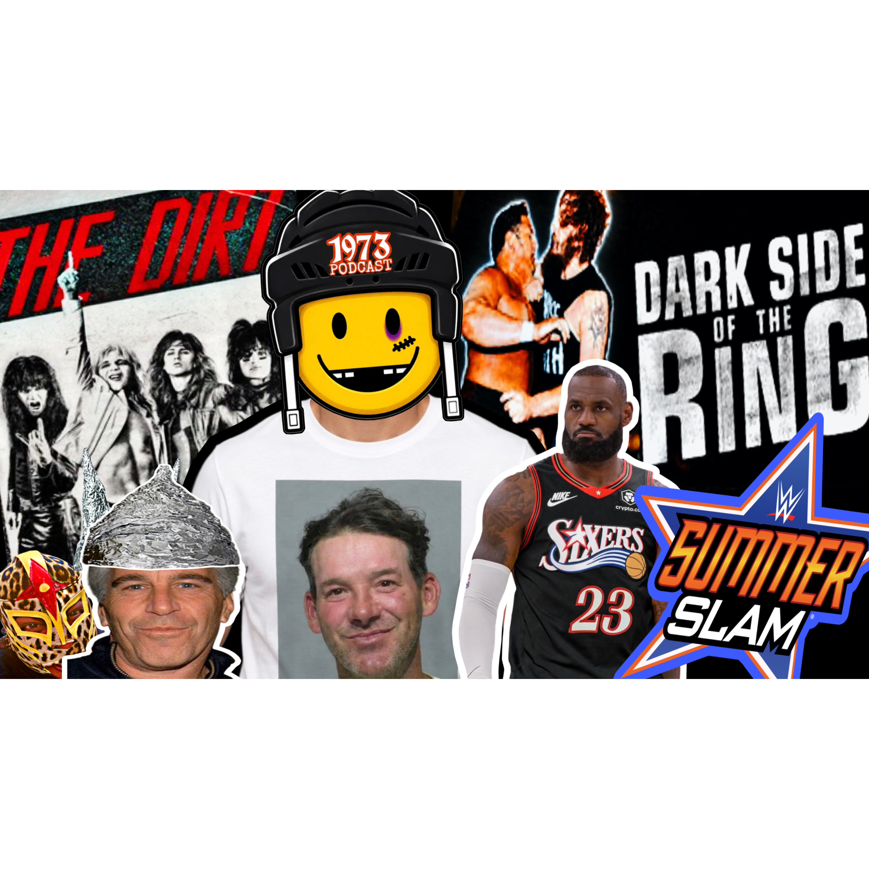 1973 Podcast Episode 180 🚨 THE DIRT • DARK SIDE OF THE RING • SUMMERSLAM • LEBRON! 🚨 episode artwork