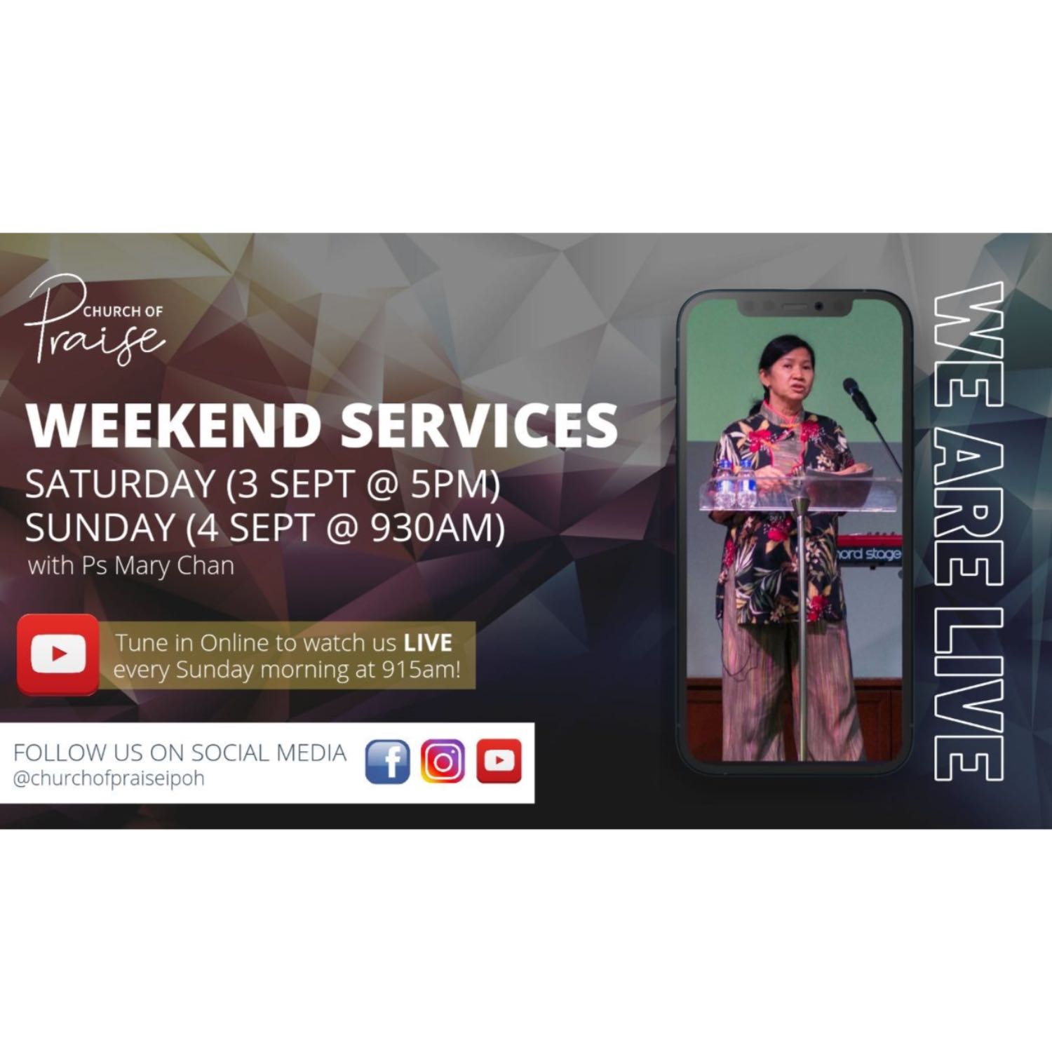 1 Oct 23 | Characteristics of the Renewed Mind - Ps Mary Chan podcast artwork