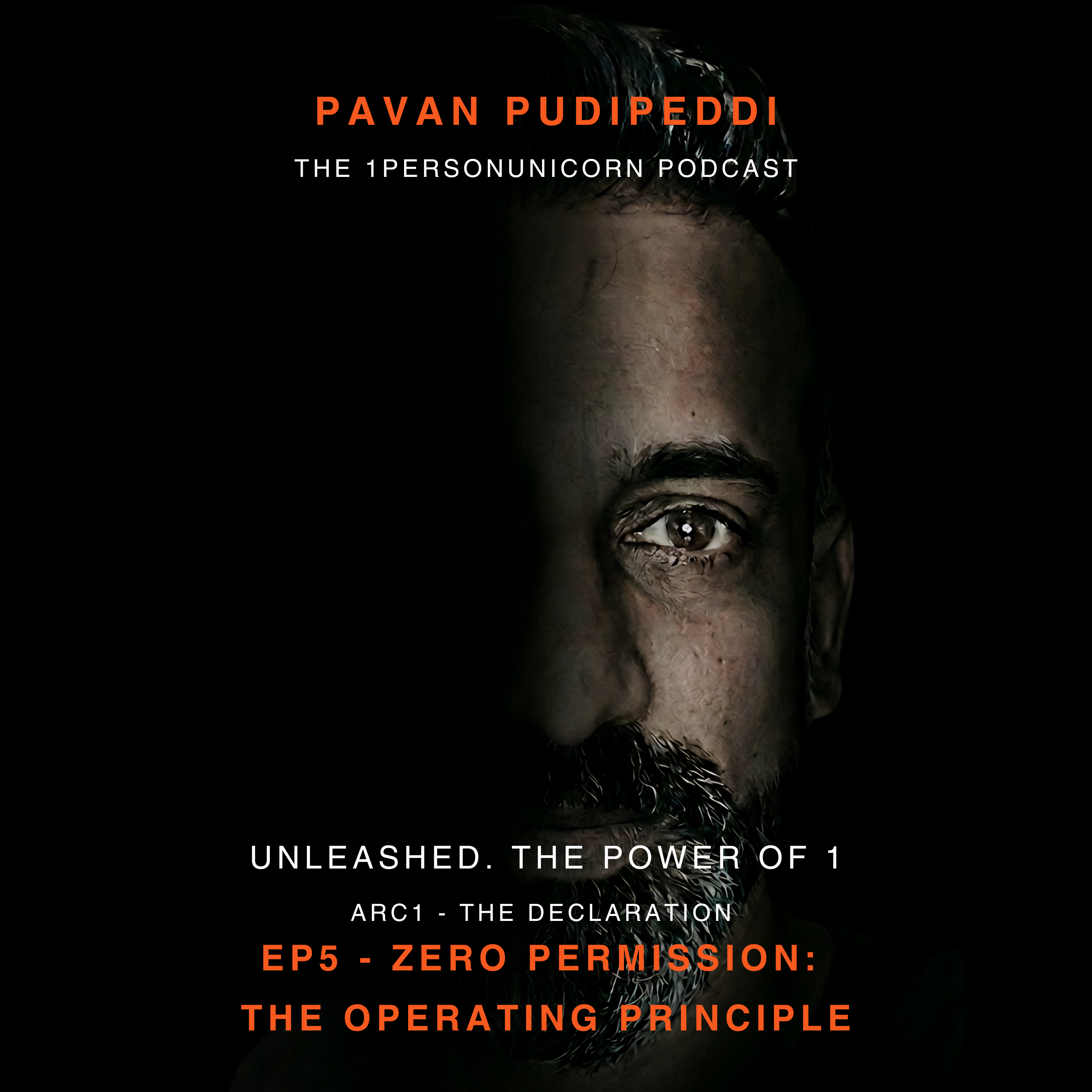 UNLEASHED E05 — Zero Permission: The Operating Principle | The 1PersonUnicorn episode artwork