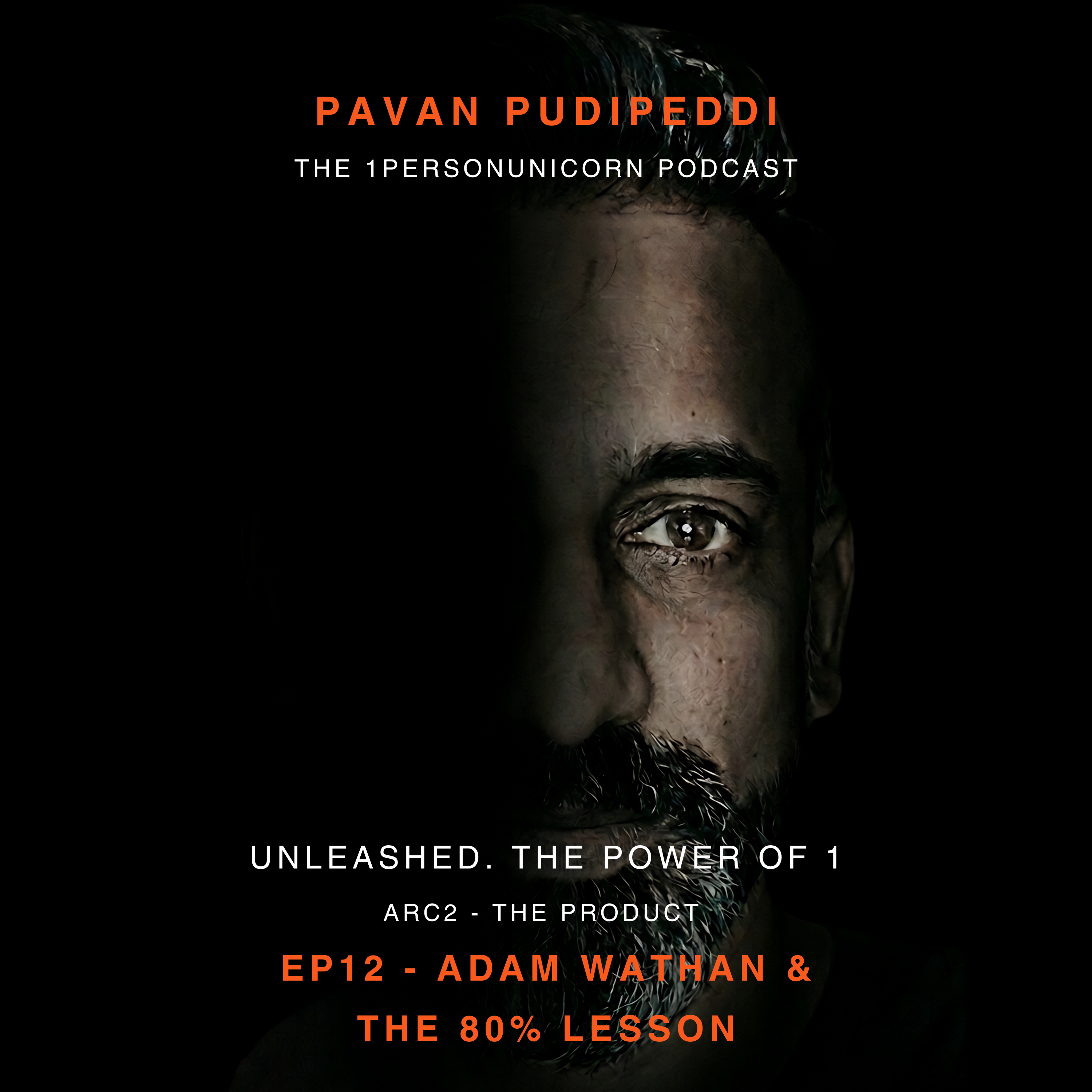 UNLEASHED E12 — Adam Wathan and the 80% Lesson | The 1PersonUnicorn episode artwork