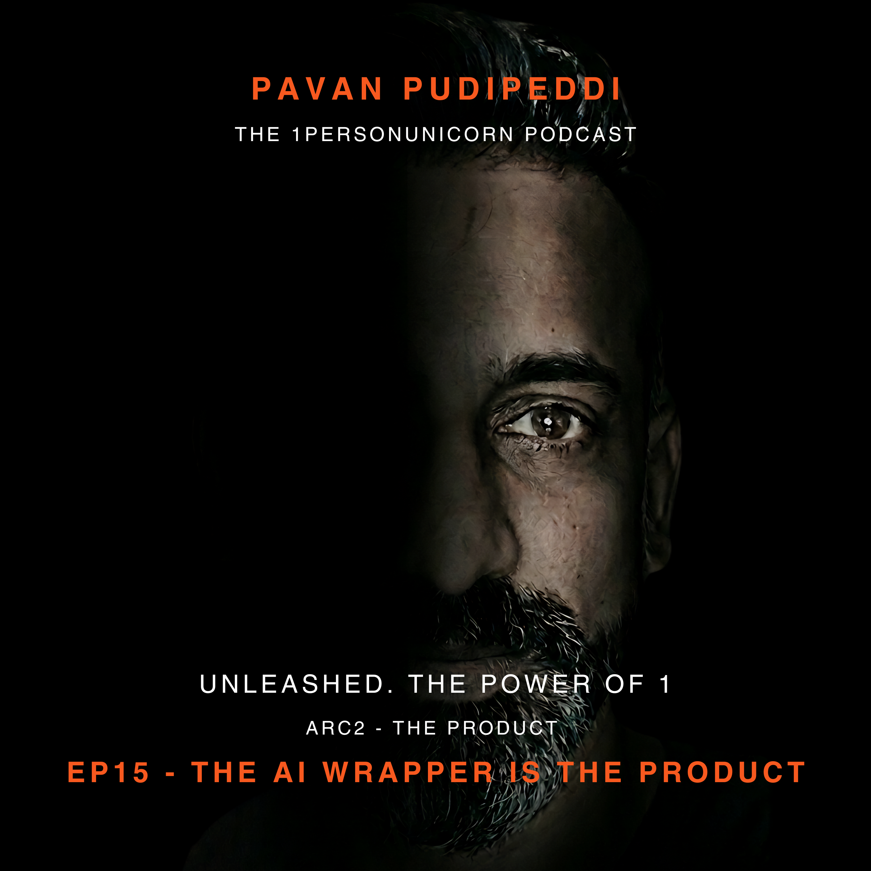 UNLEASHED E15 — The AI Wrapper Is the Product | The 1PersonUnicorn episode artwork