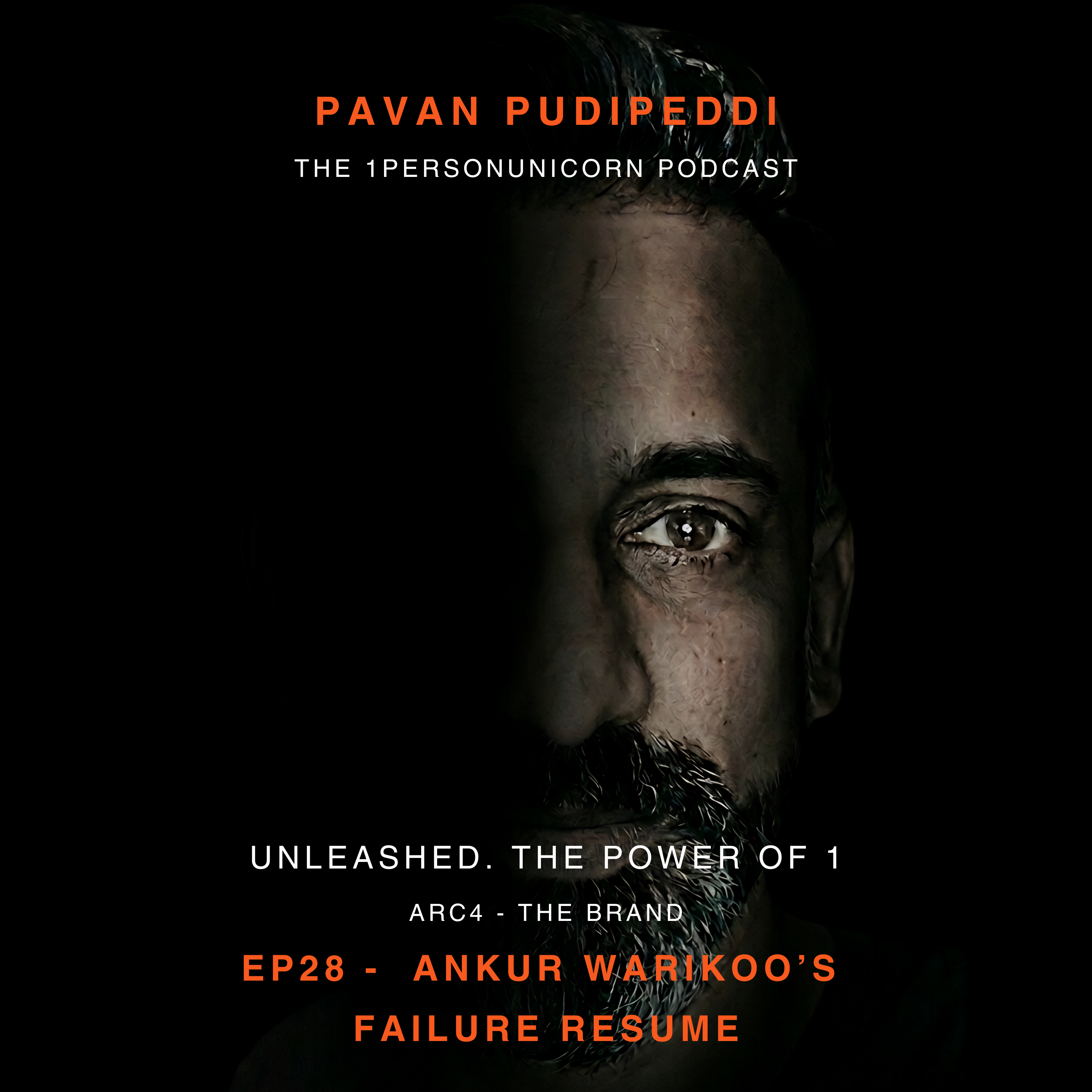 UNLEASHED E28 — Ankur Warikoo's Failure Resume | The 1PersonUnicorn episode artwork