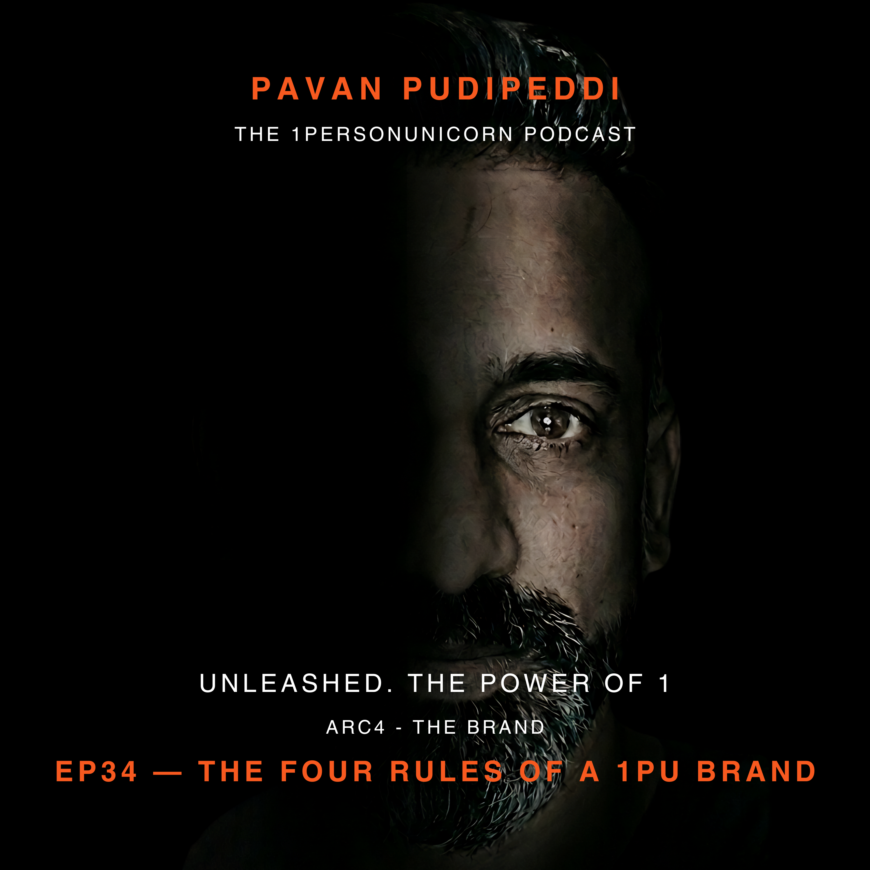 UNLEASHED E34 — The Four Rules of a 1PU Brand | The 1PersonUnicorn episode artwork