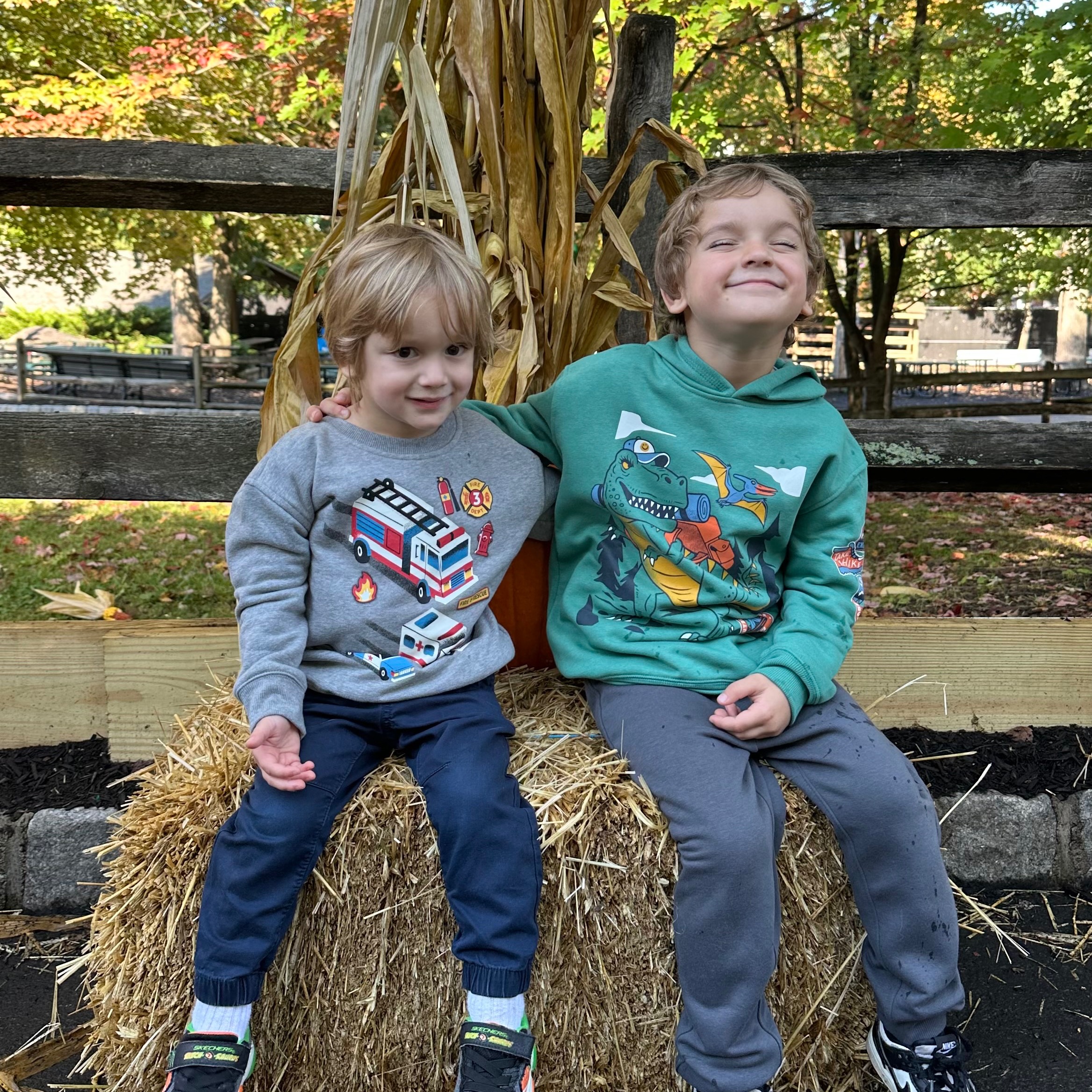 2 boys + 1 podcast artwork