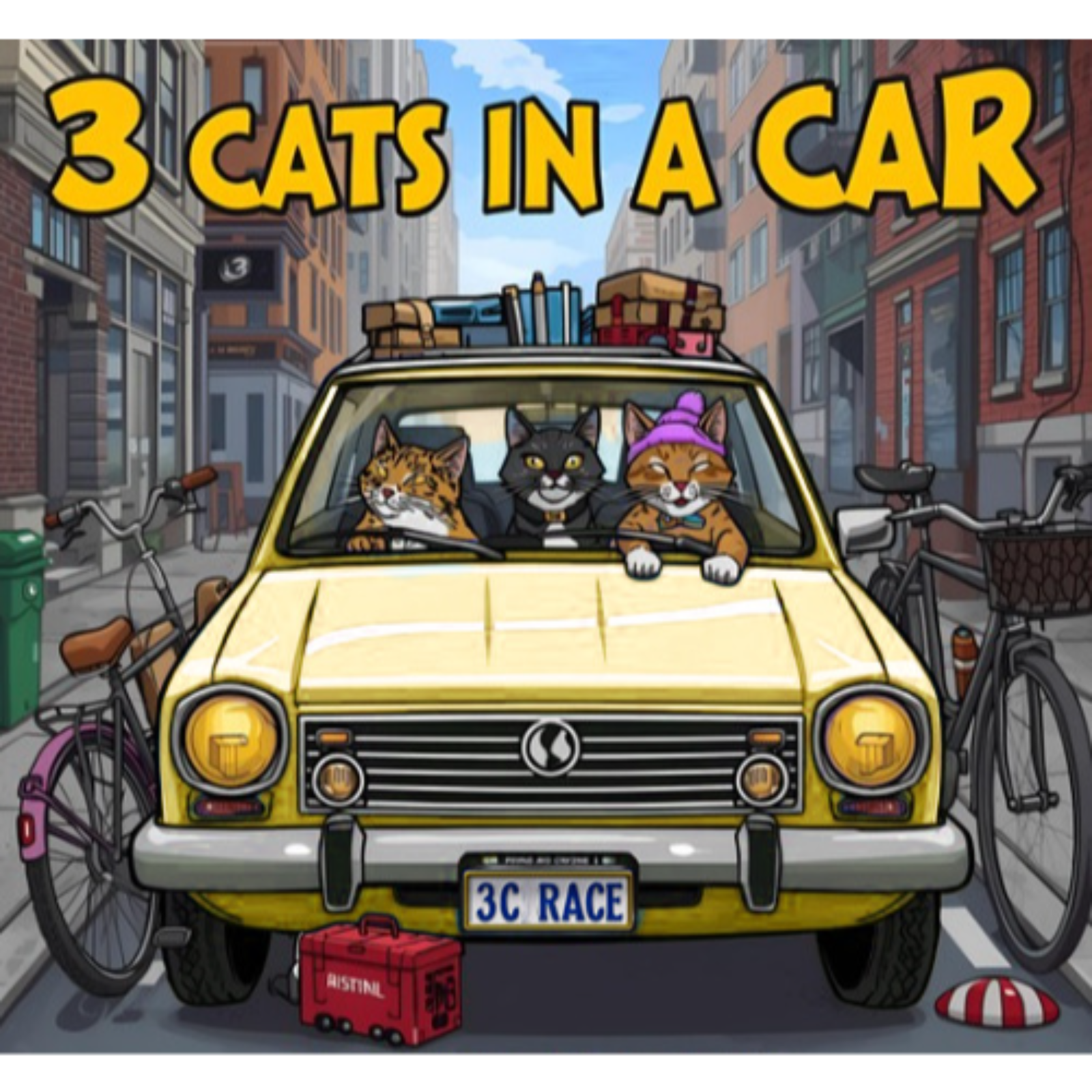 3 Cats In the Car podcast artwork