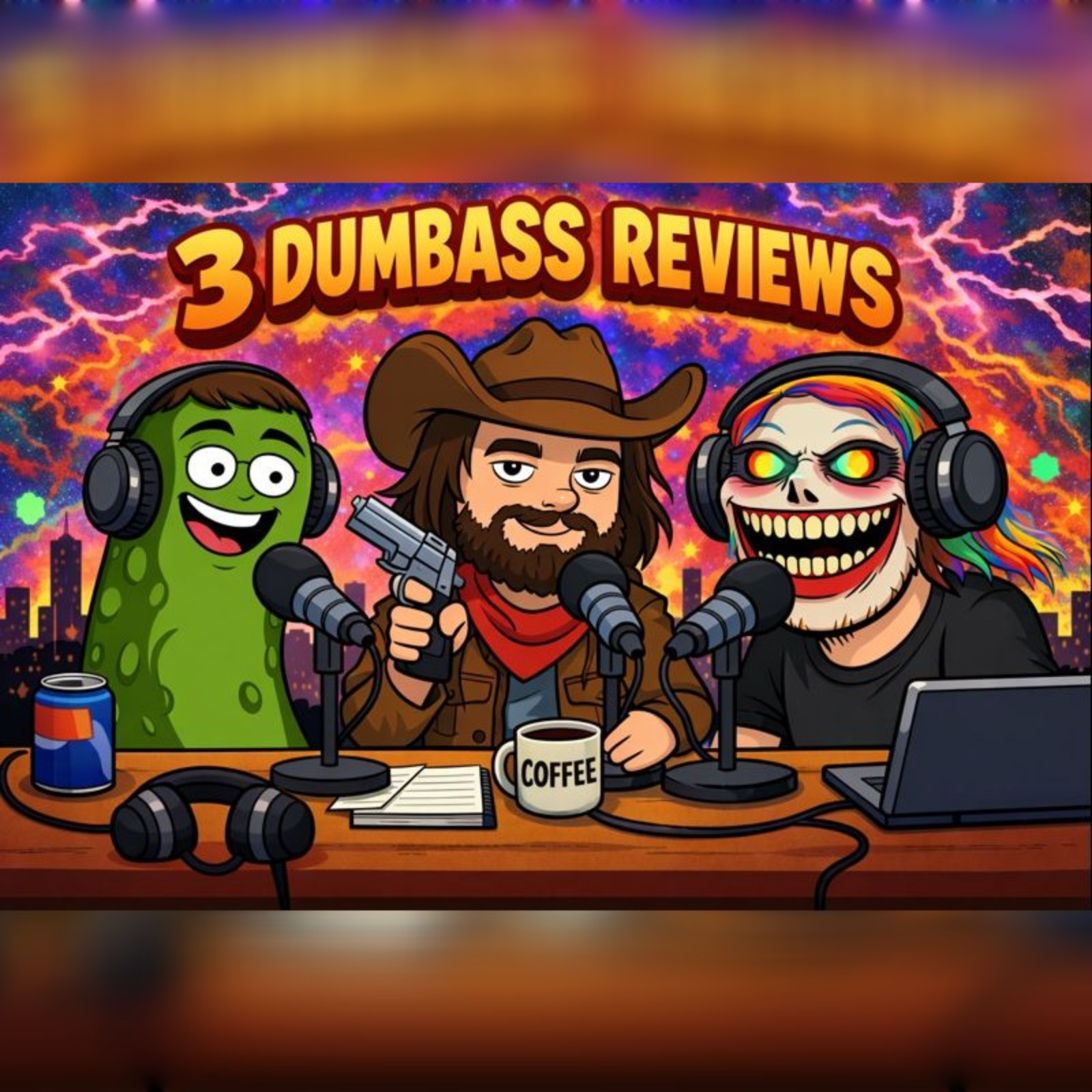 3 DUMBASS REVIEWS cover art