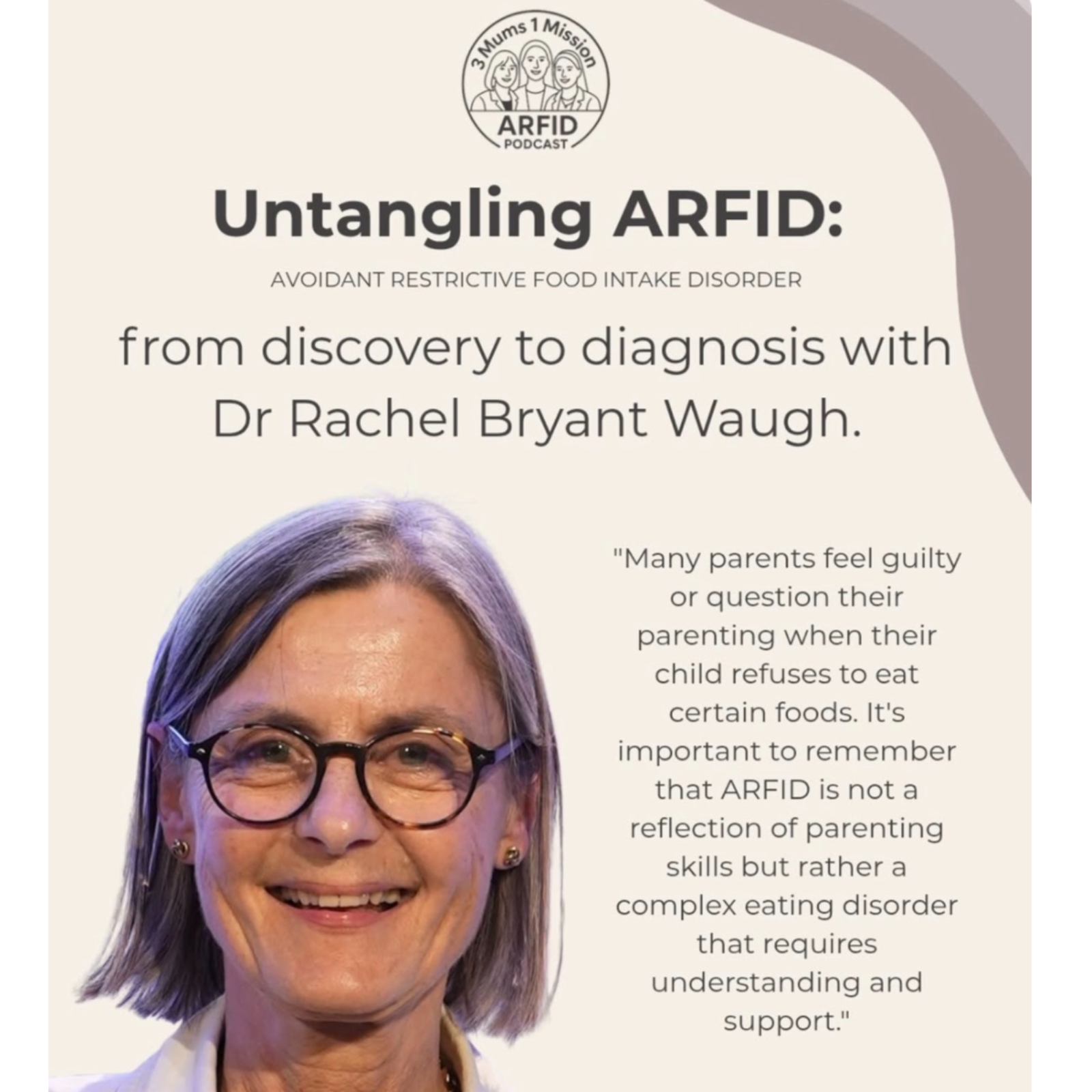 Untangling ARFID: from discovery to diagnosis with Dr Rachel Bryant Waugh episode artwork