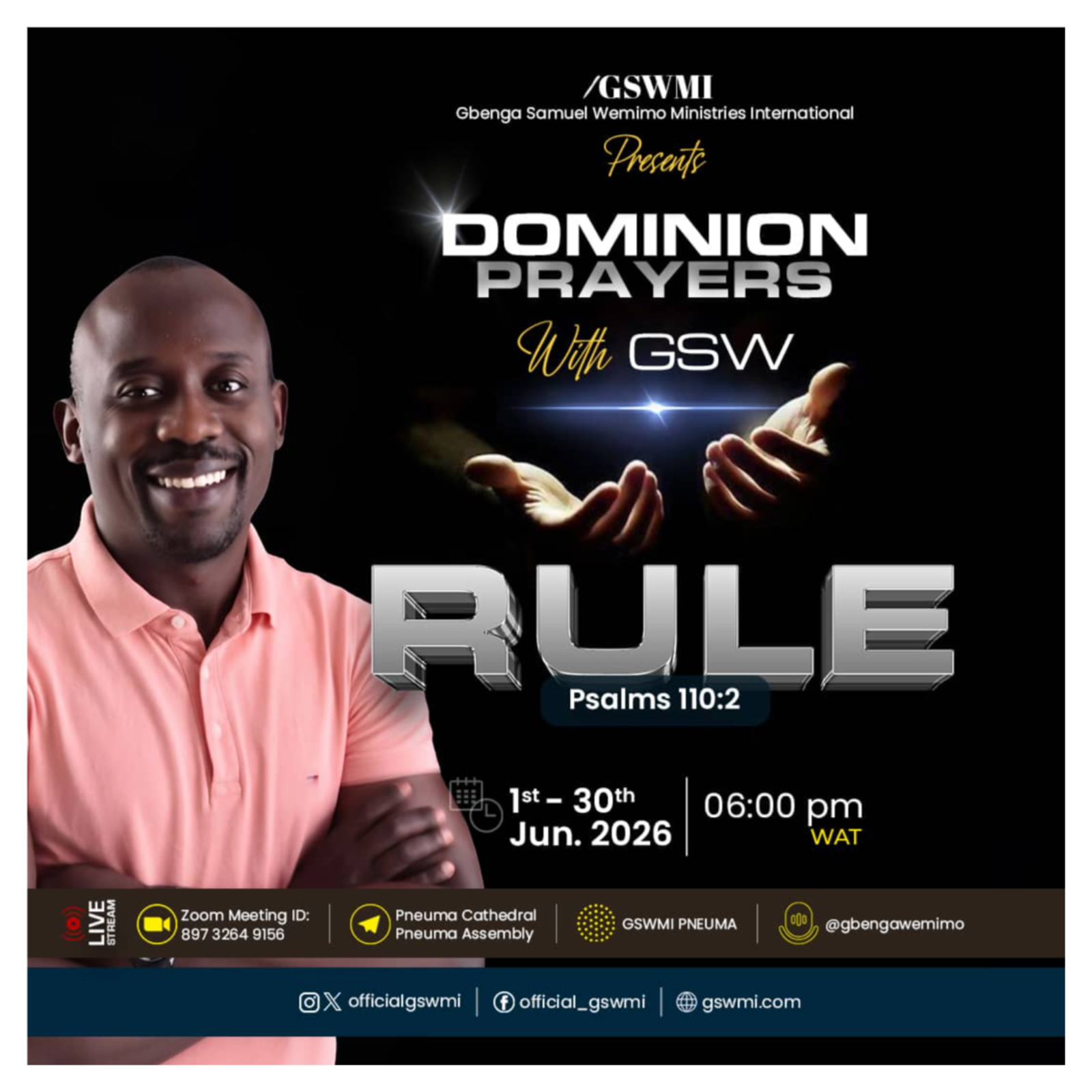Dominion Prayers - Dominion over Time