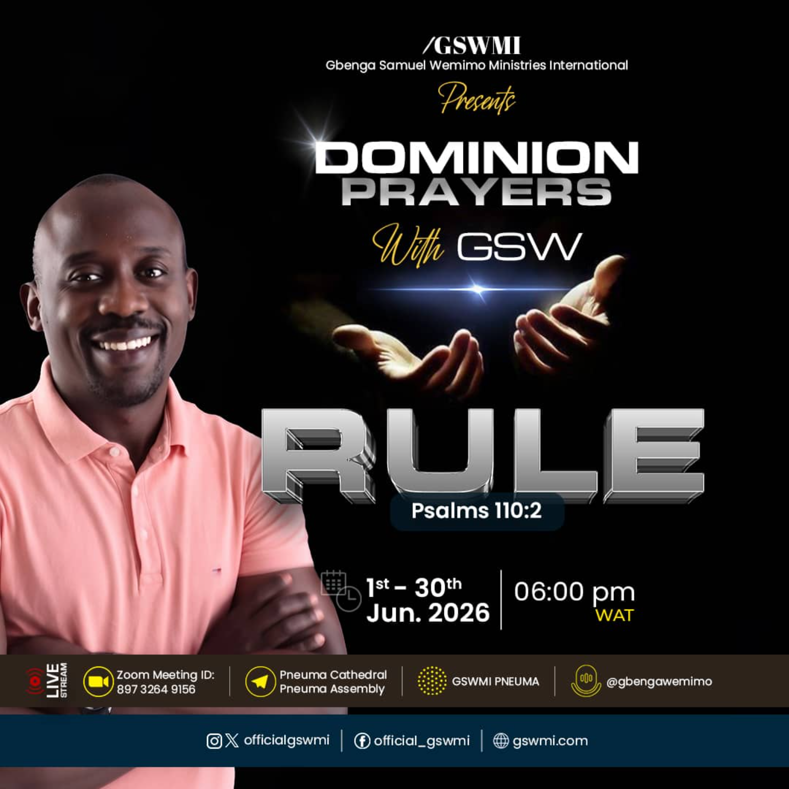 Dominion Prayers - Waging war with the Prophecy