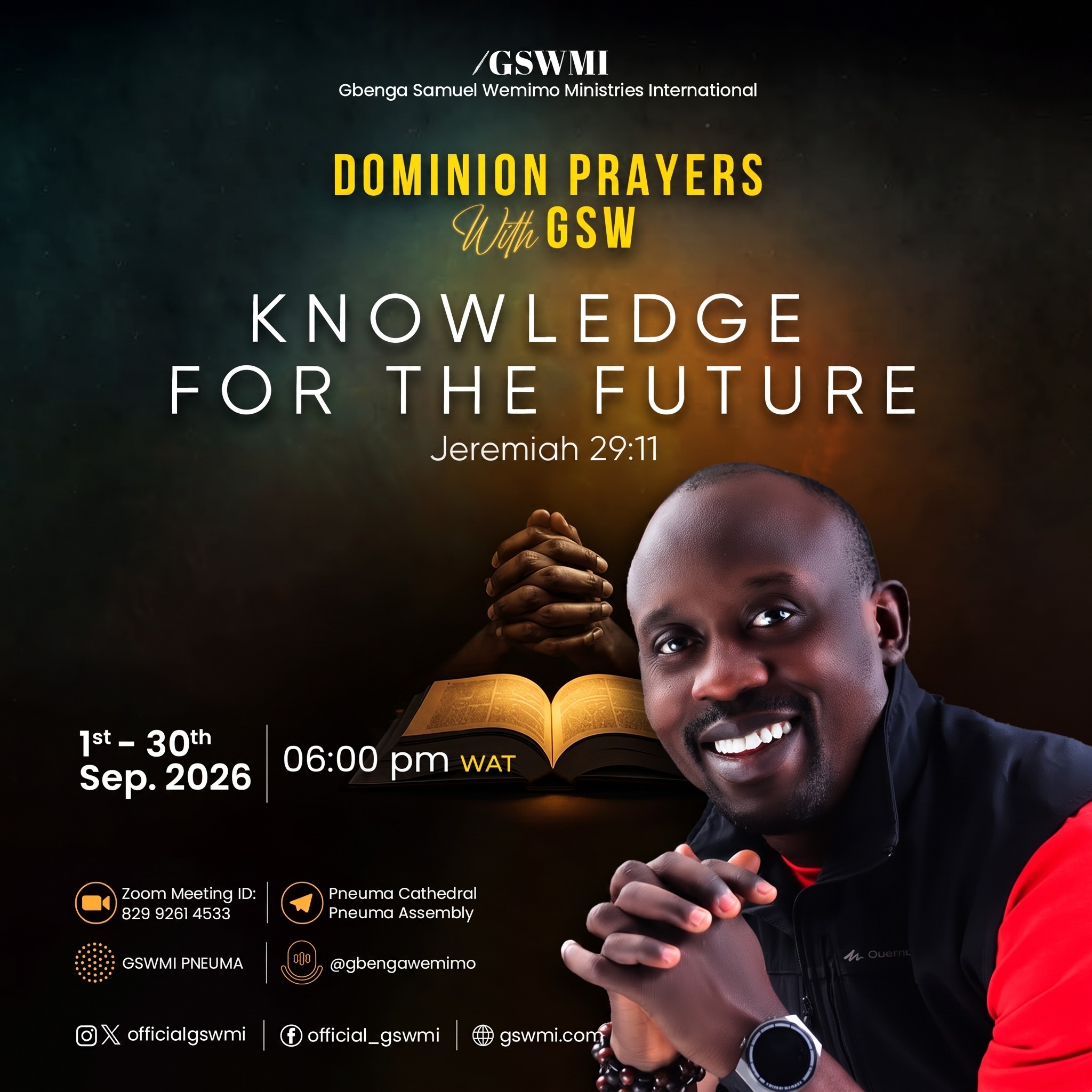 Dominion Prayers - Knowledge for t he Future - Spiritual Way