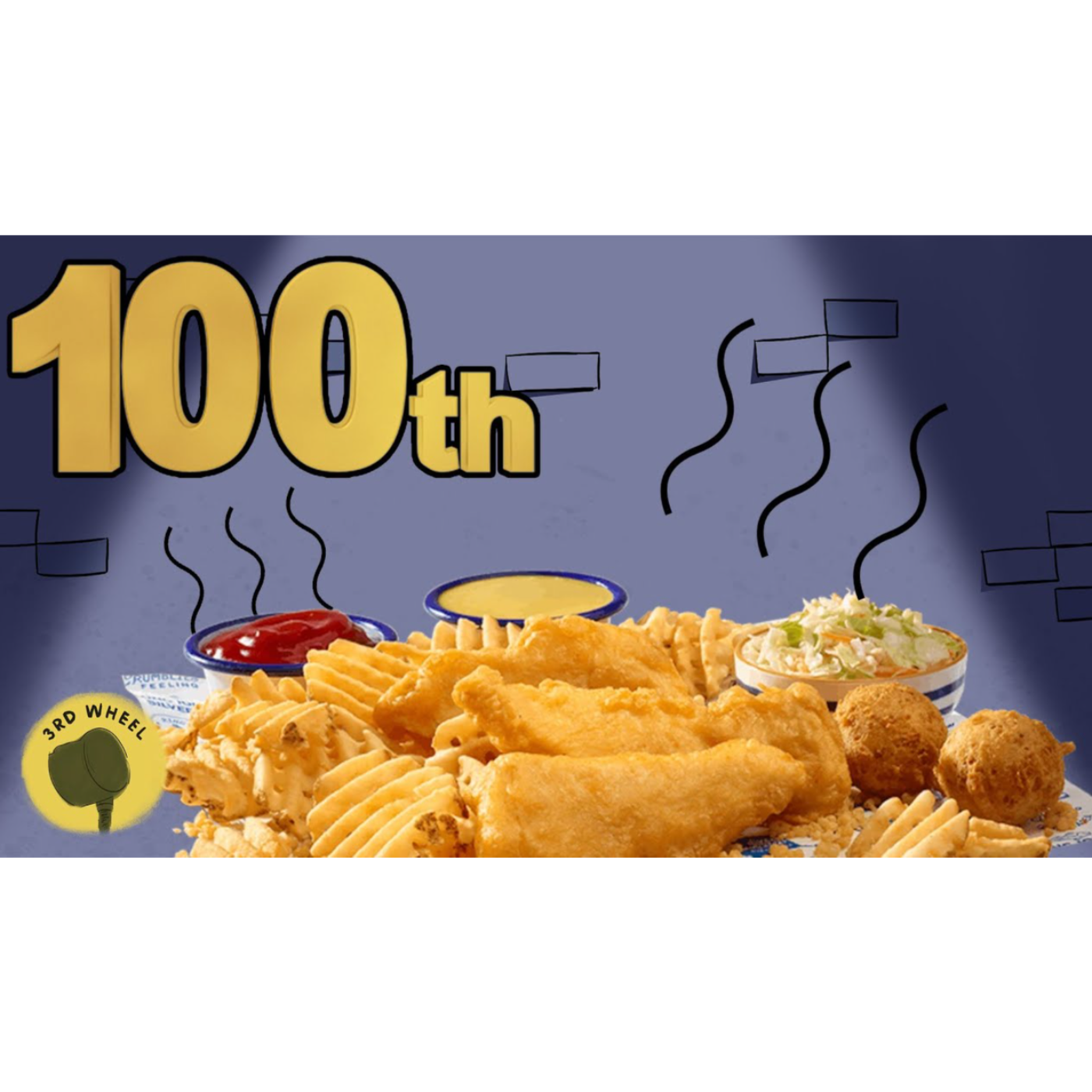 Ep. 100: "Winner Winner Fishy Dinner!" episode artwork