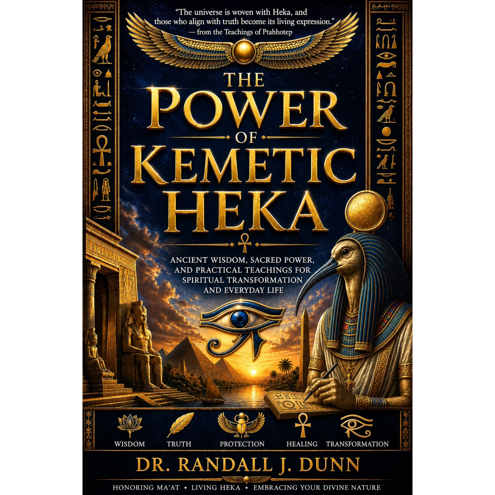 Introductory book review of the book titled "The Power of Kemetic Heka". episode artwork