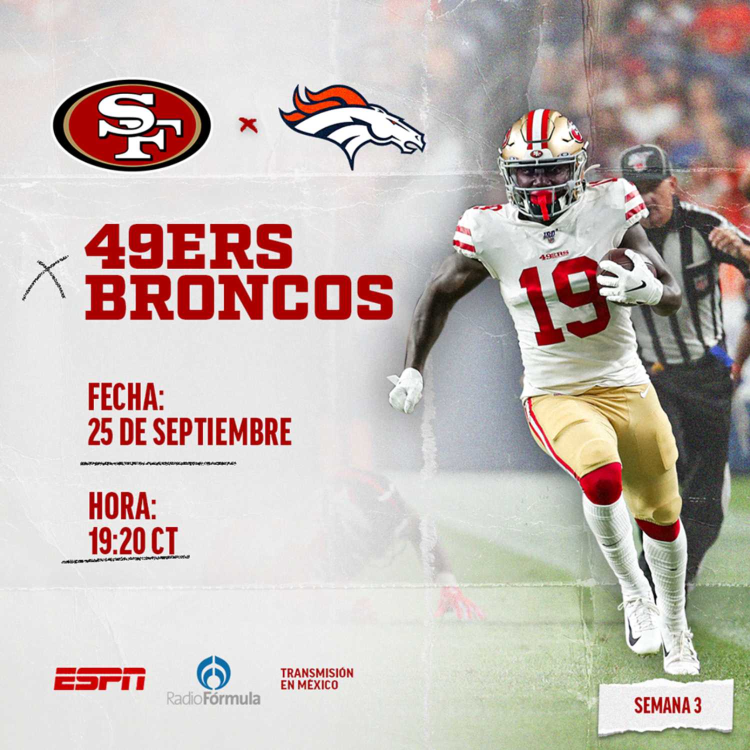 49ers y Radio Fórmula presentan: Fiel a México