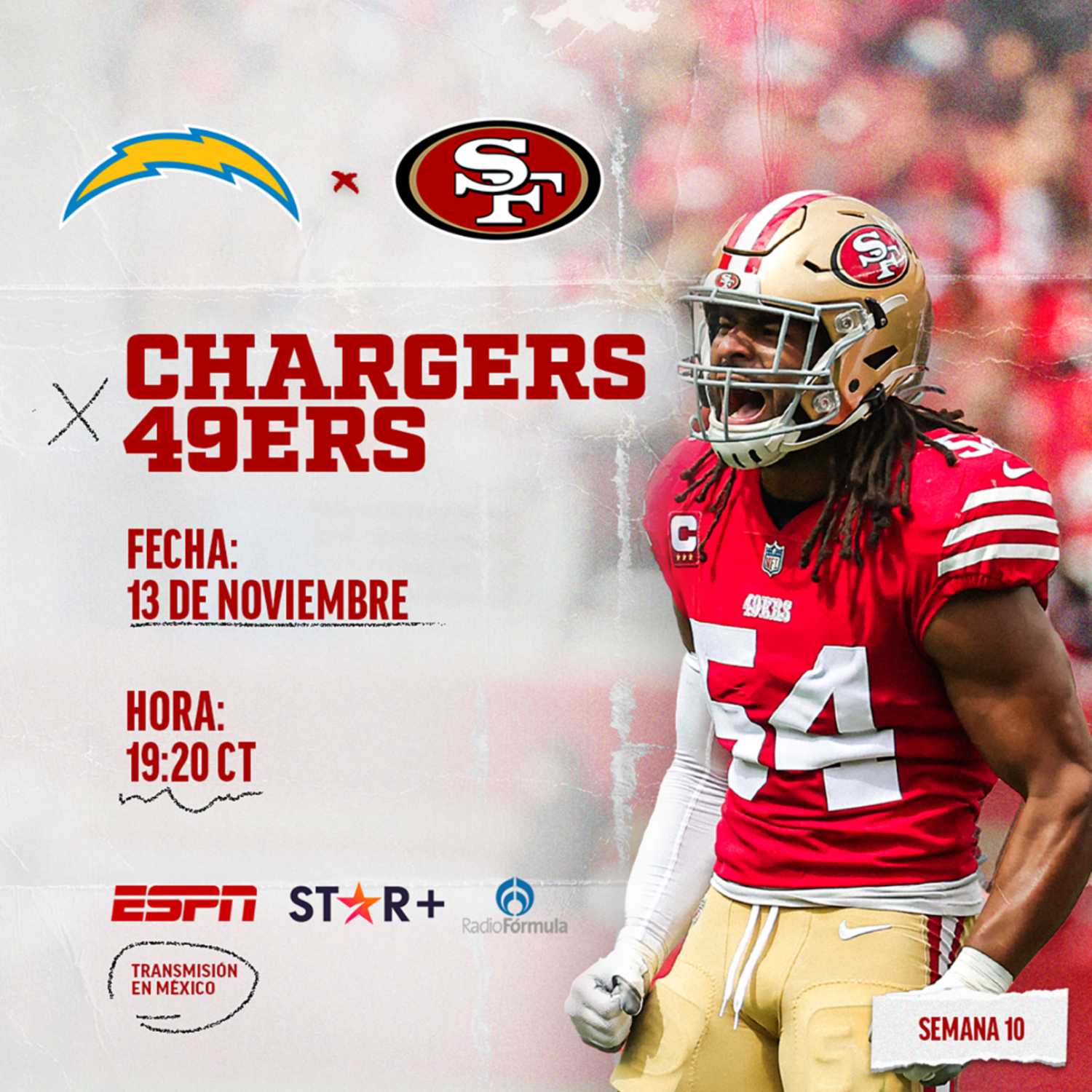 49ers y Radio Fórmula presentan: Fiel a México