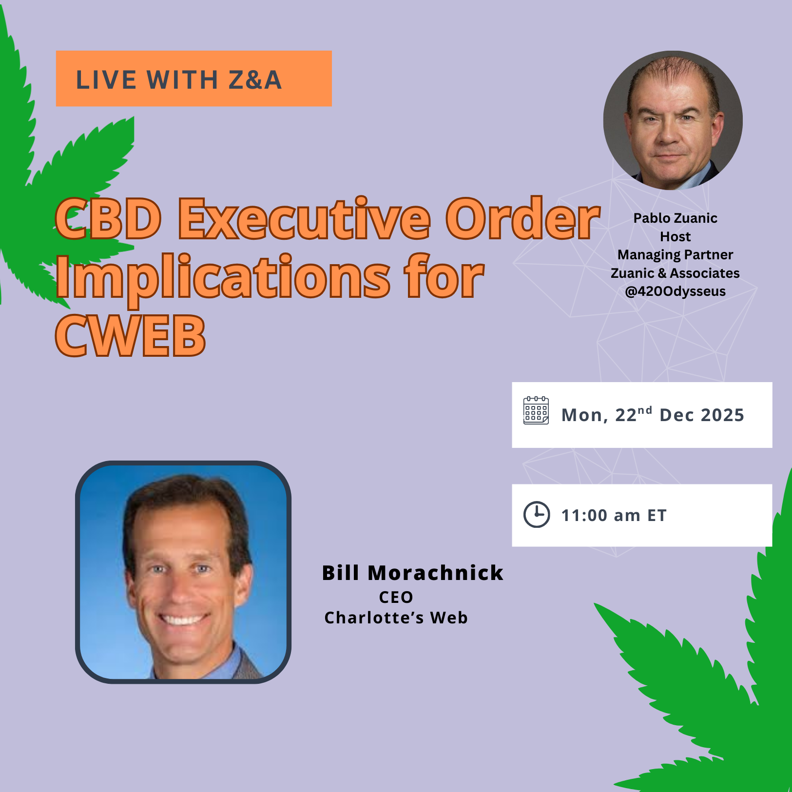 251222 Fireside Chat: CBD Executive Order Implications for CWEB 251222 Fireside Chat: CBD Executive Order Implications for CWEB