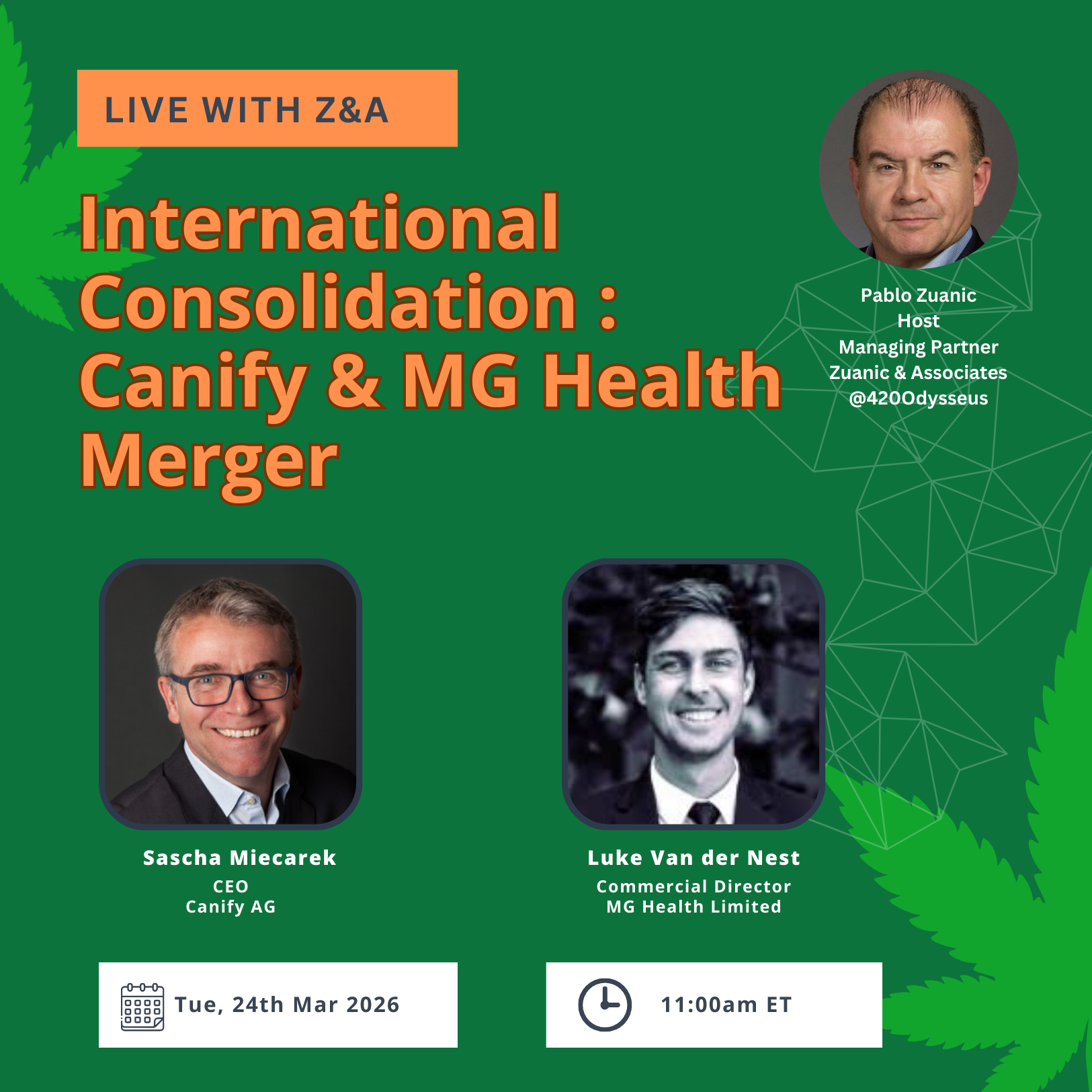 International Consolidation – Discussing the Canify AG and MG Health Merger episode artwork