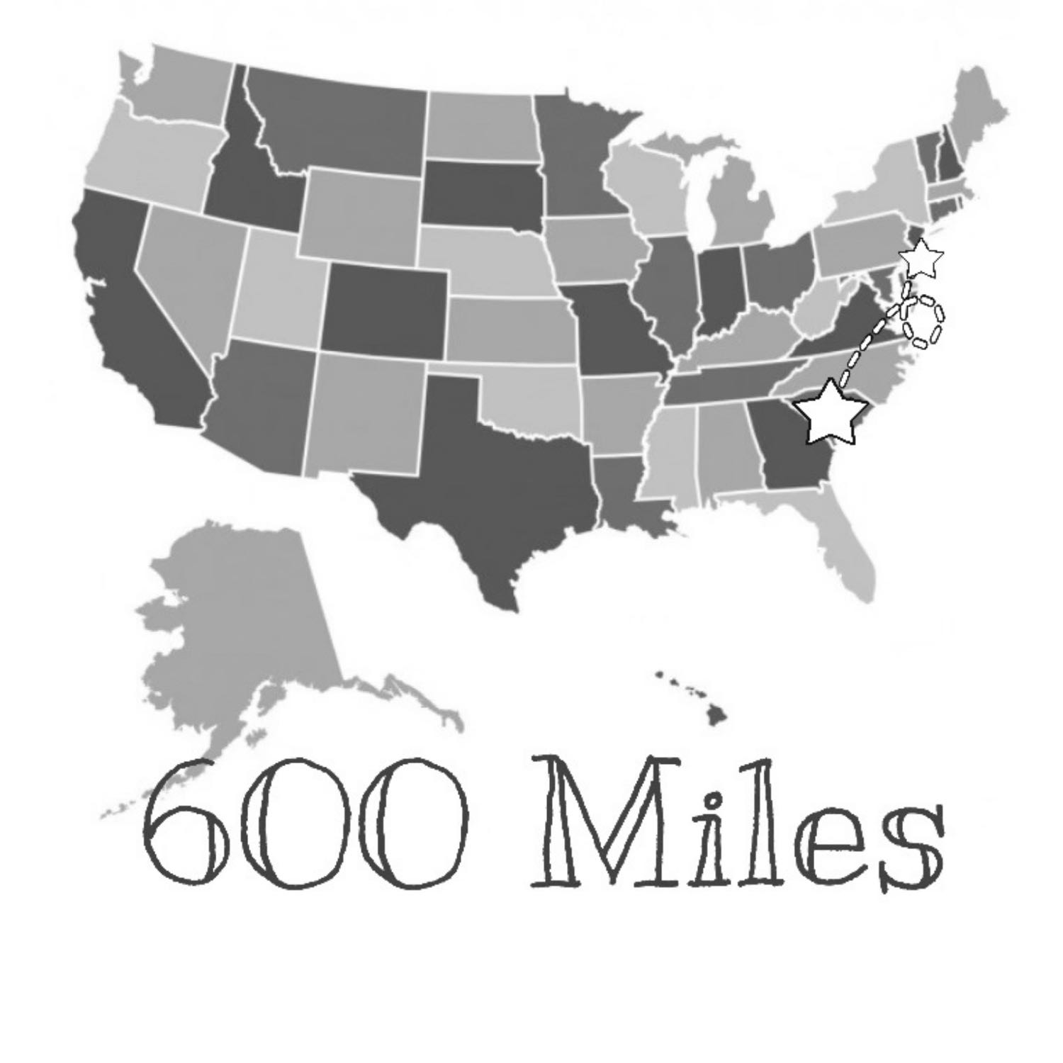 600 Miles