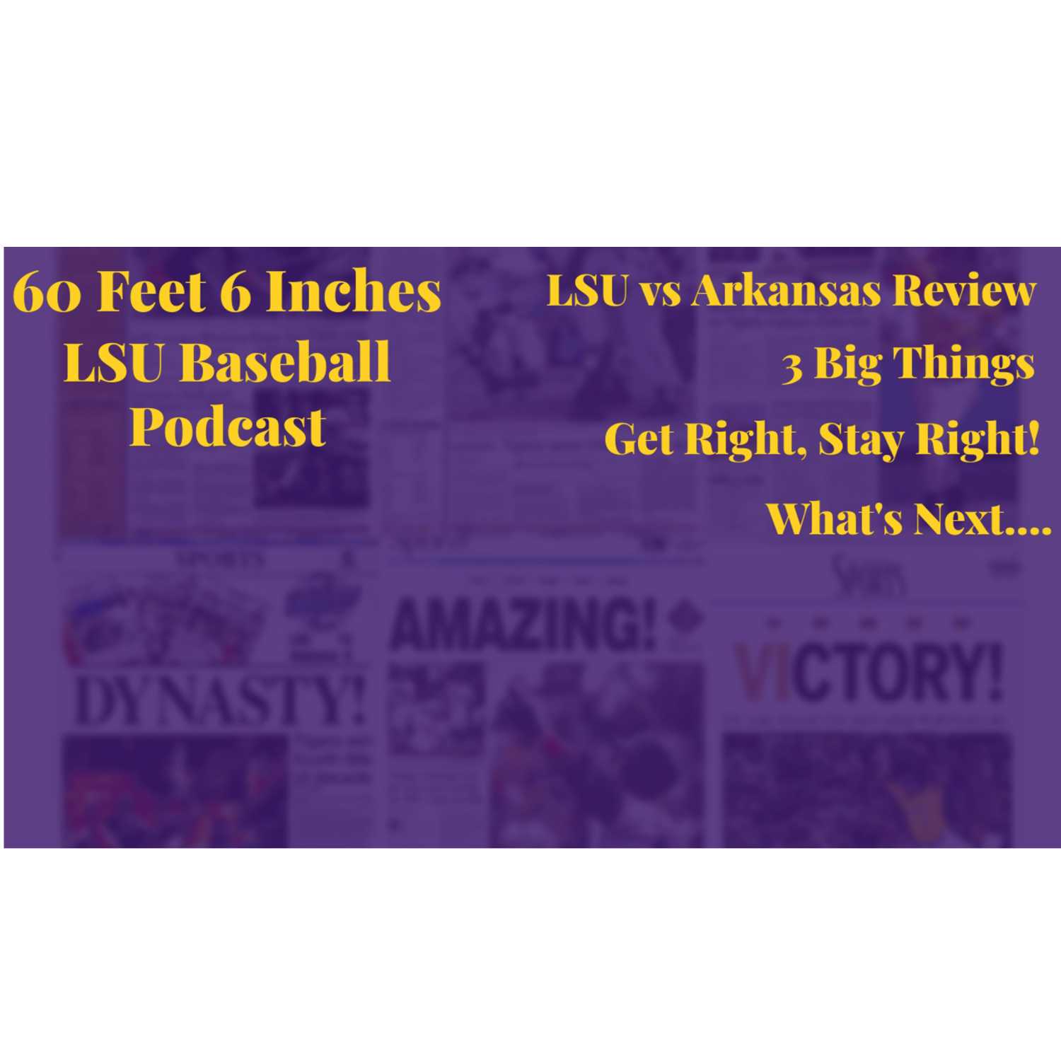 60 Feet 6 Inches LSU Pod