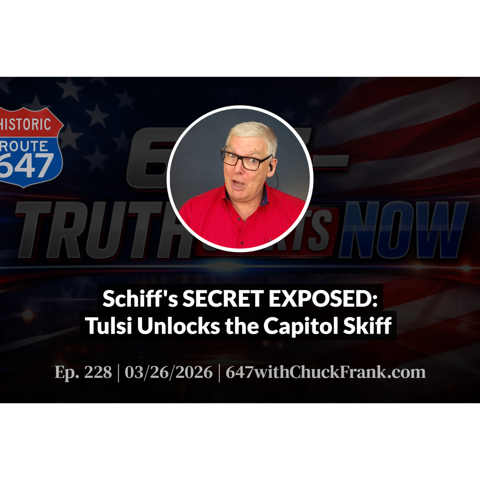 Schiff's SECRET EXPOSED: Tulsi Unlocks the Capitol Skiff episode artwork