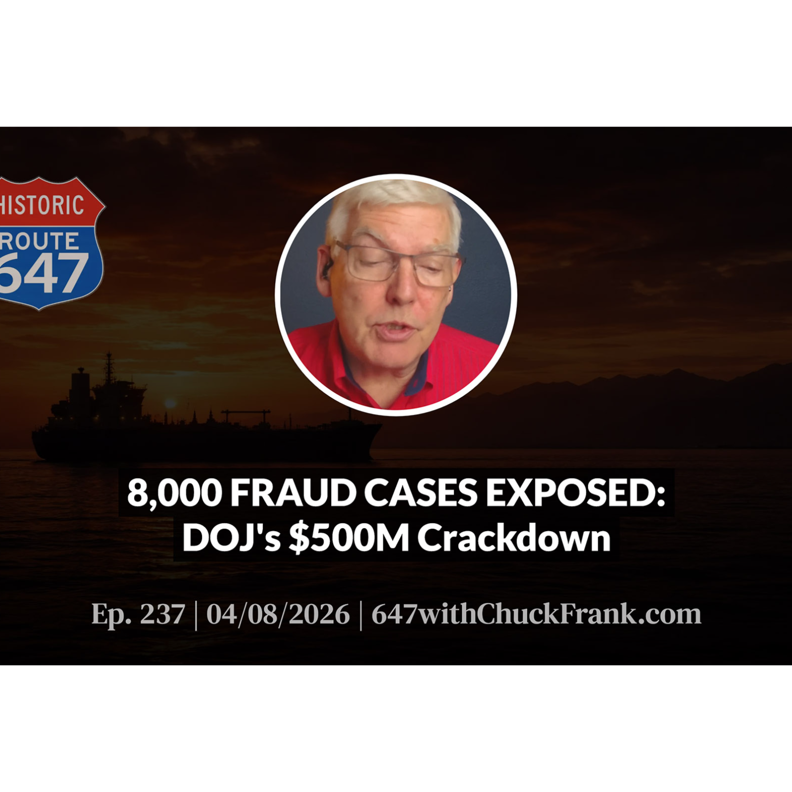 8,000 FRAUD CASES EXPOSED: DOJ's $500M Crackdown episode artwork