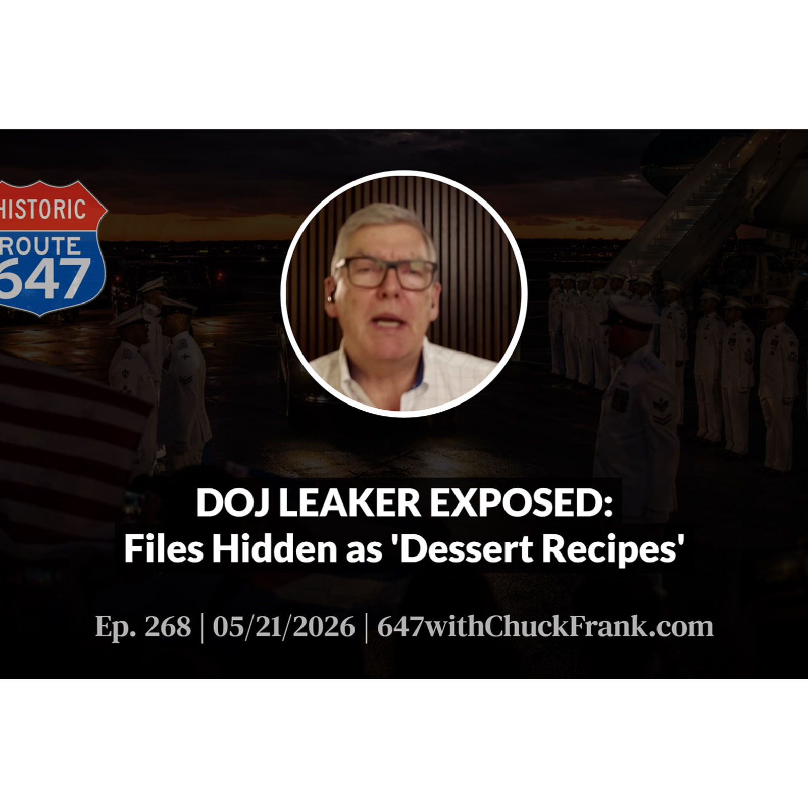 DOJ LEAKER EXPOSED: Files Hidden as 'Dessert Recipes' episode artwork