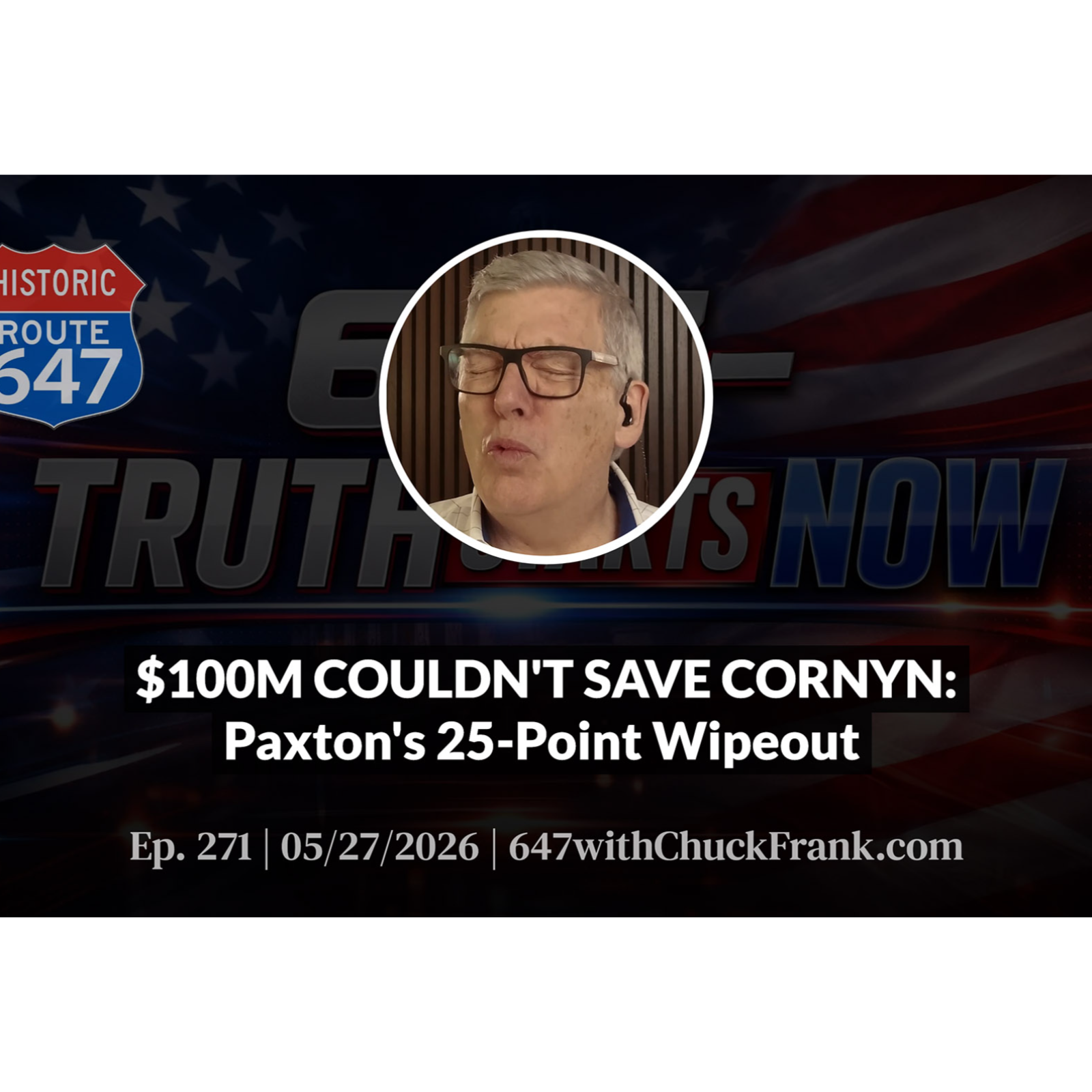 $100M COULDN'T SAVE CORNYN: Paxton's 25-Point Wipeout episode artwork