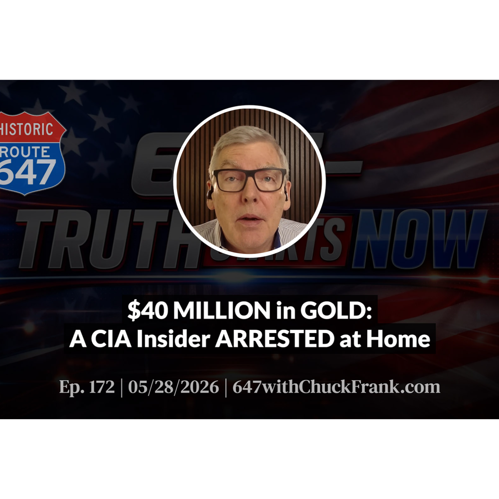 $40 MILLION in GOLD: A CIA Insider ARRESTED at Home episode artwork