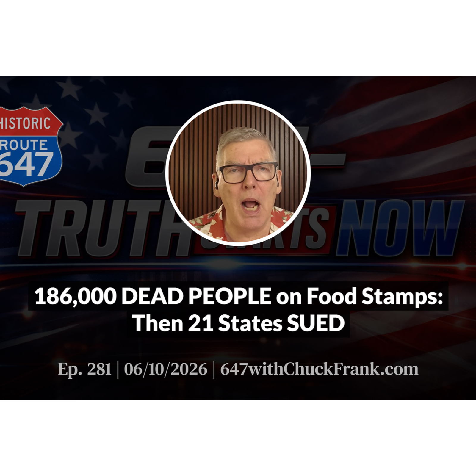 186,000 DEAD PEOPLE on Food Stamps: Then 21 States SUED episode artwork