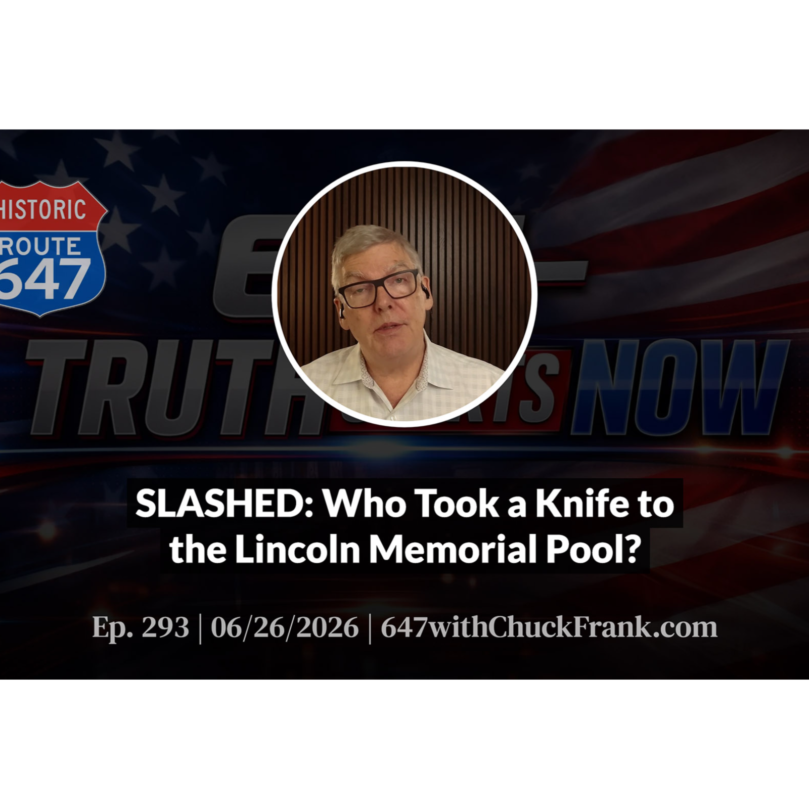 SLASHED: Who Took a Knife to the Lincoln Memorial Pool? episode artwork