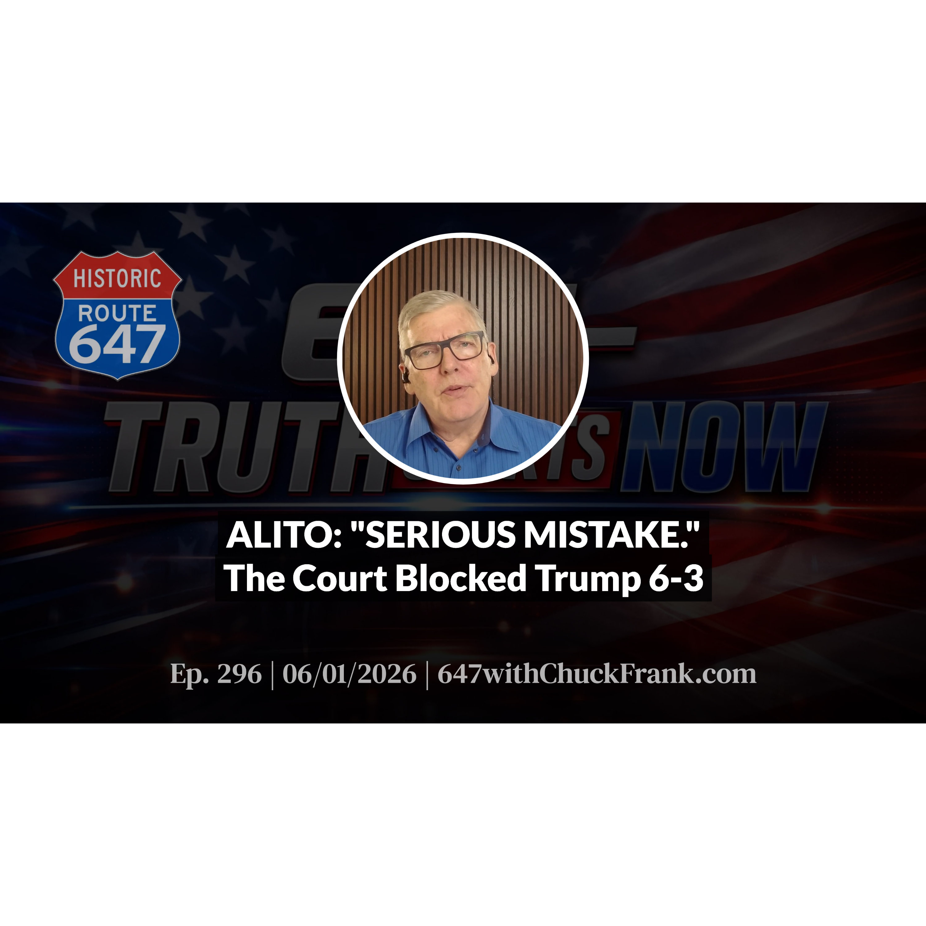 ALITO: "SERIOUS MISTAKE." The Court Blocked Trump 6-3 episode artwork