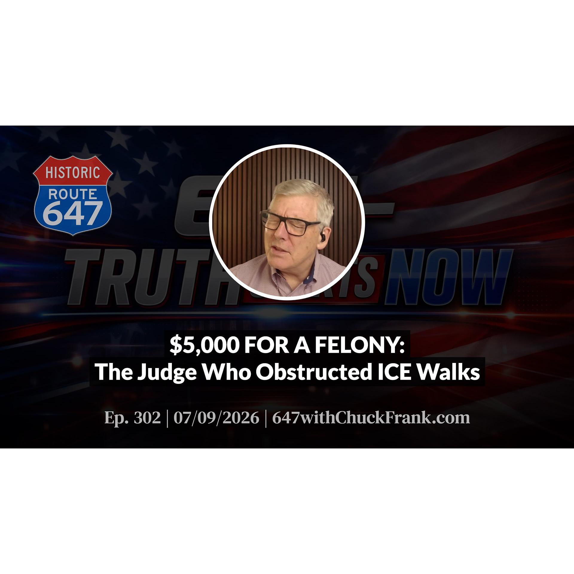 $5,000 FOR A FELONY: The Judge Who Obstructed ICE Walks episode artwork