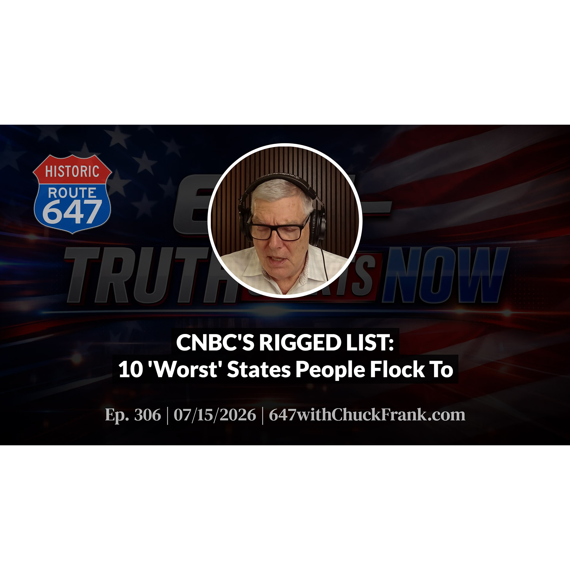 CNBC'S RIGGED LIST: 10 'Worst' States People Flock To episode artwork