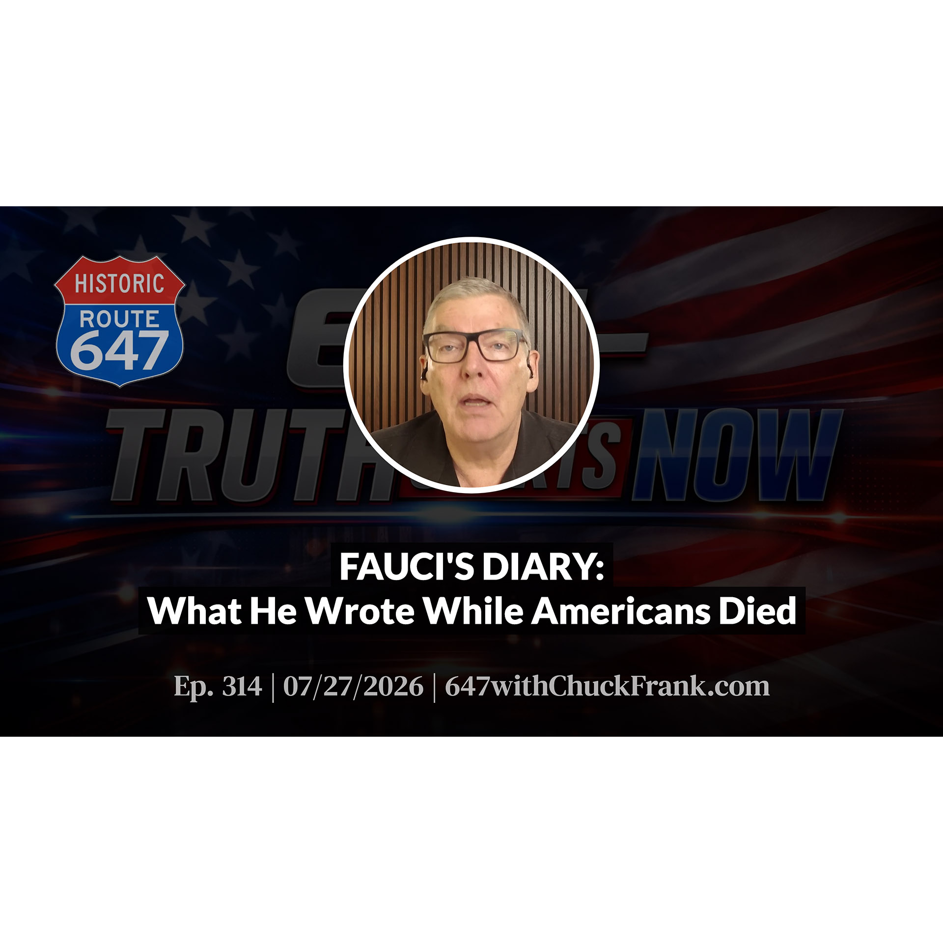 FAUCI'S DIARY: What He Wrote While Americans Died episode artwork