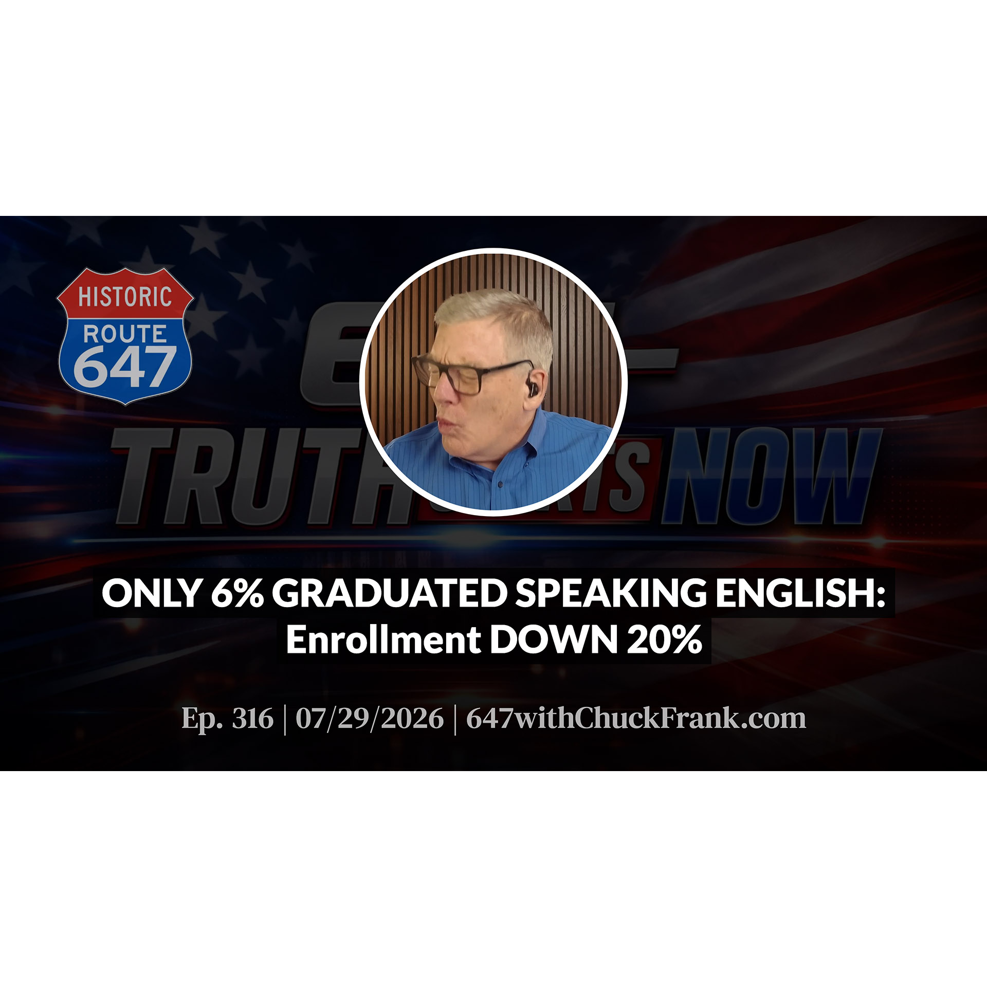 ONLY 6% GRADUATED SPEAKING ENGLISH: Enrollment DOWN 20% episode artwork
