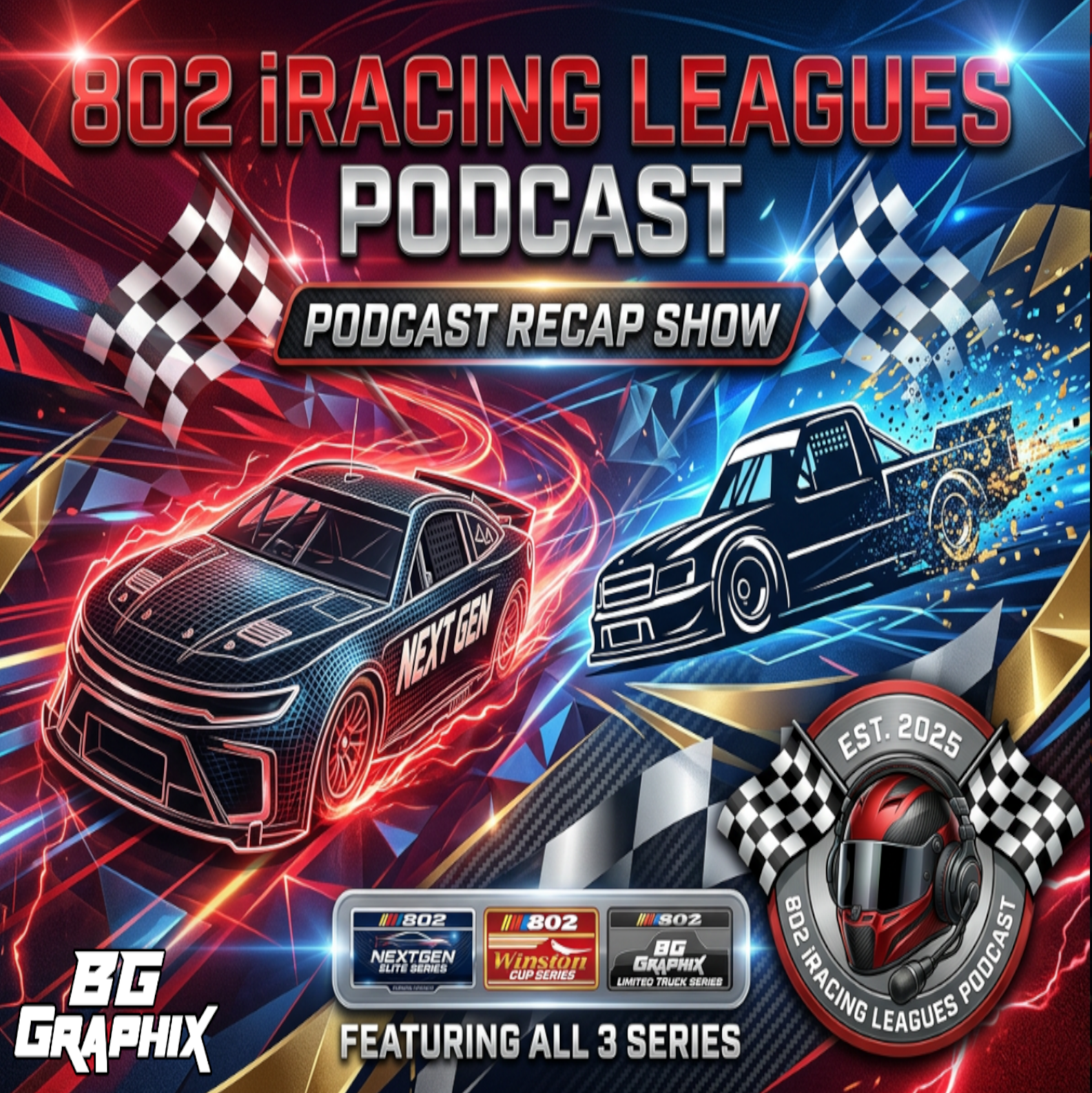 802 Iracing Leagues Podcast - Johnny Barker episode artwork