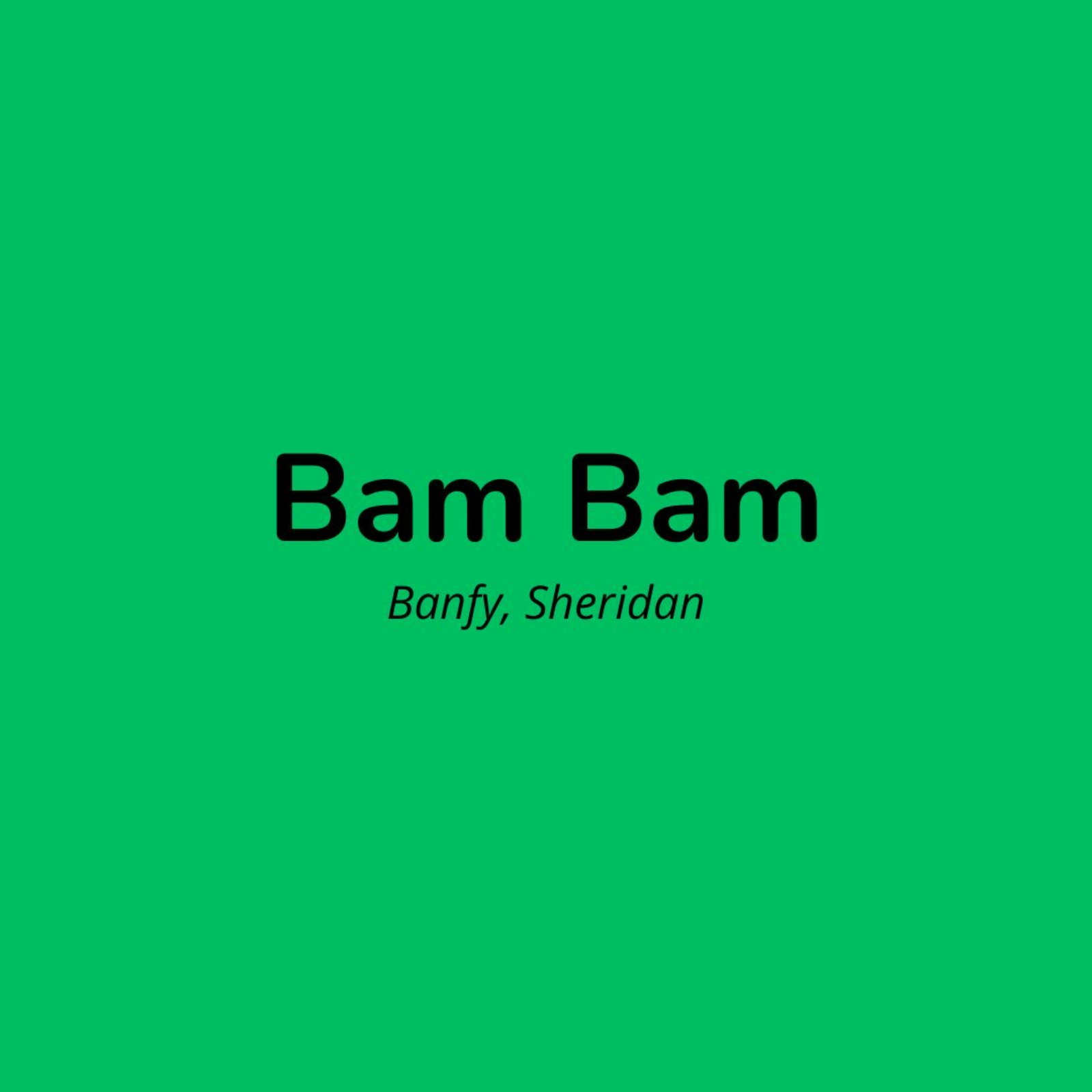 Banfy, Sheridan - Bam Bam | 8D Audio episode artwork