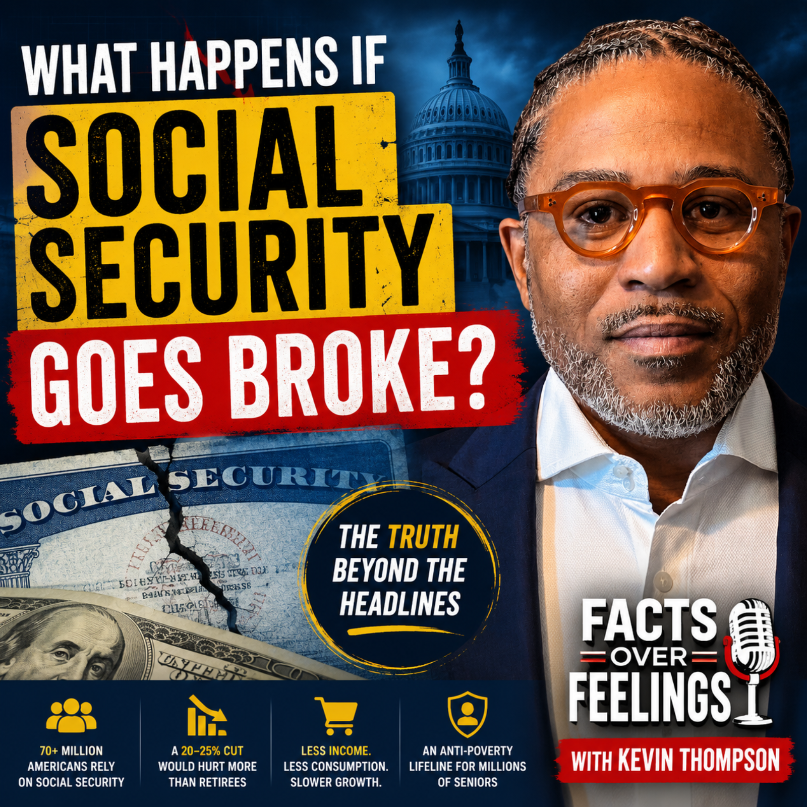 FoF: 🚨 Is Social Security Really Going Broke? Separating Fact from Fear | Facts Over Feelings episode artwork