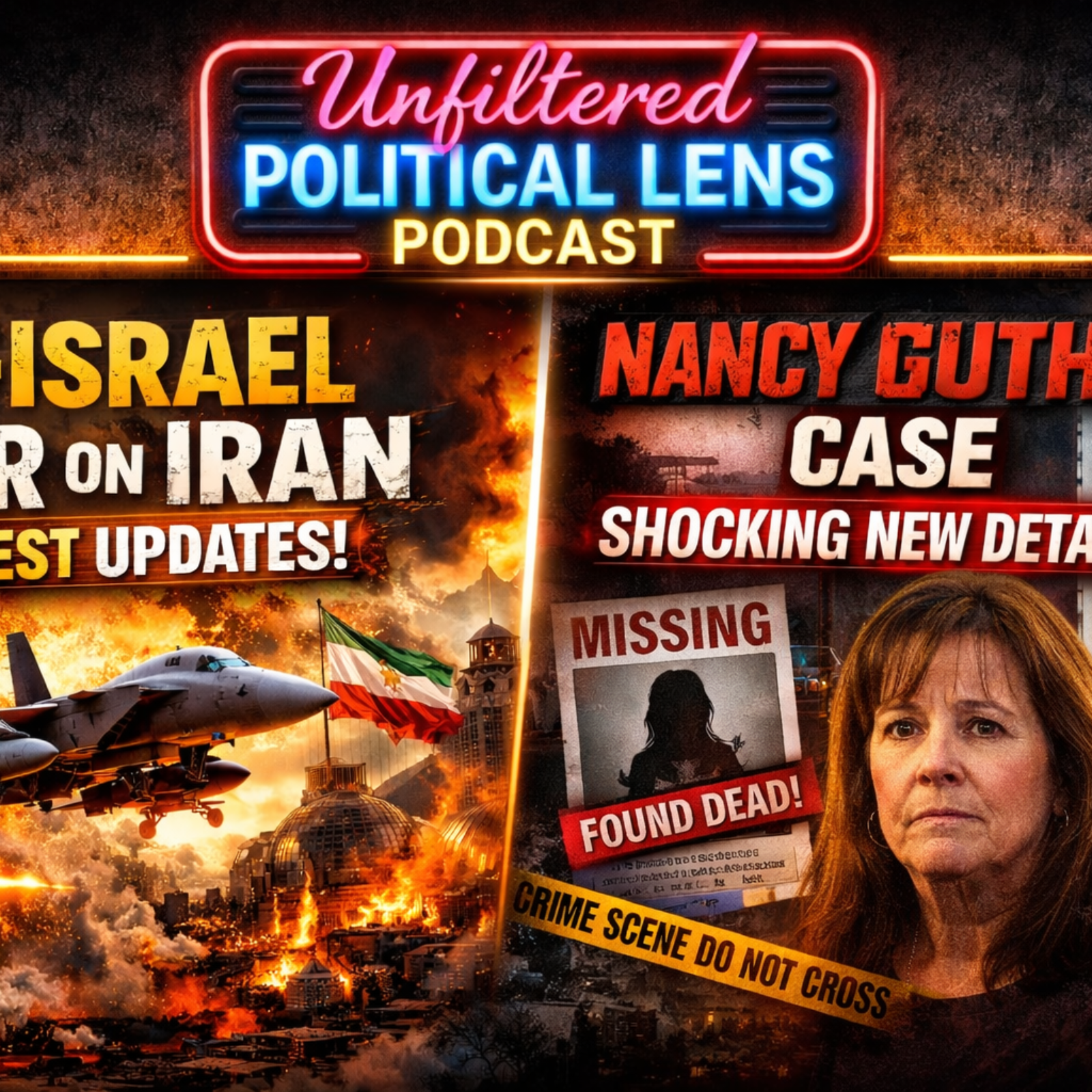 Rundown on Nancy Guthrie Case; "U,S & Israel Provocation - On Iran Attacks | Killings of IRGC Leadership" episode artwork