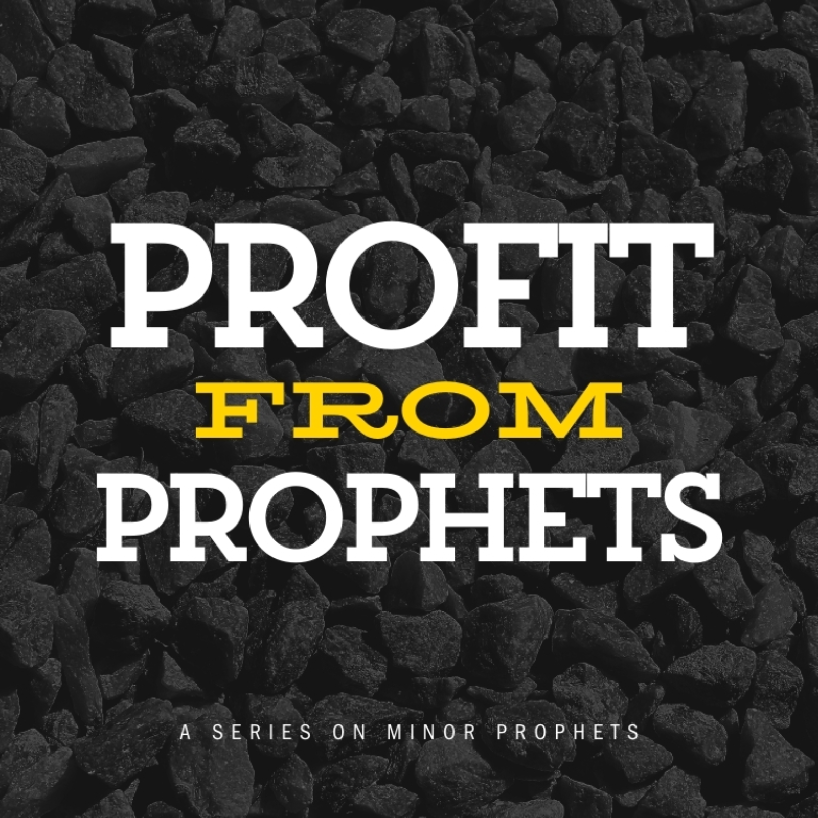 PROFIT FROM PROPHETS: "Consider Your Ways" -- Matt Jones 