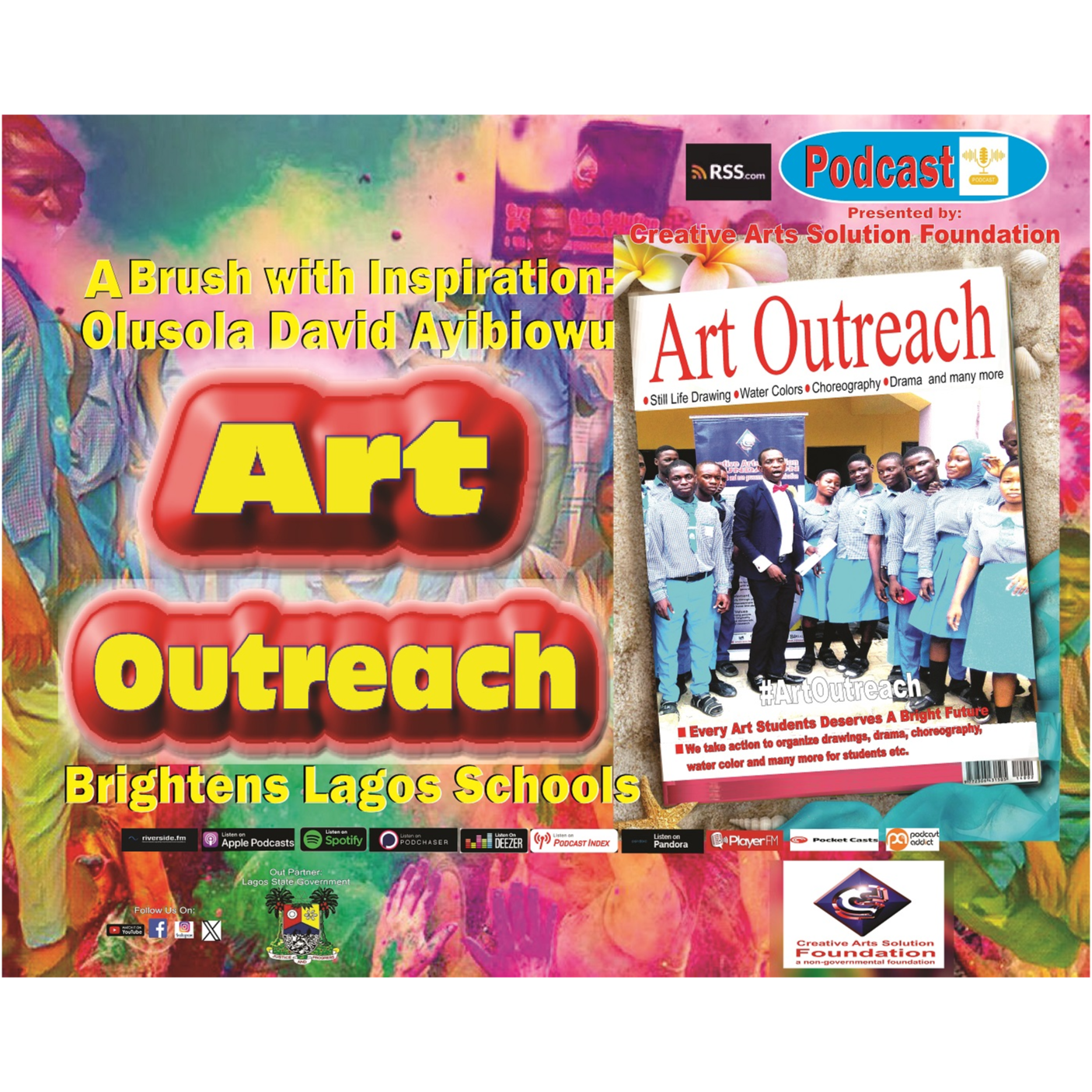 A Brush with Inspiration: Olusola David Ayibiowu Art Outreach Brightens Lagos Schools